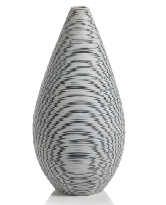  White & Blue Laguna Vase 