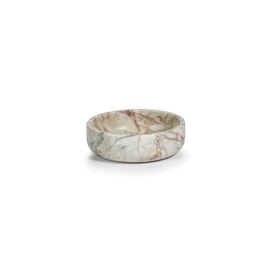  Rosso Verona Matte Marble Bowl - Medium 
