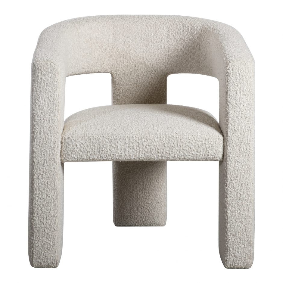 Elo Chair - White Boucle