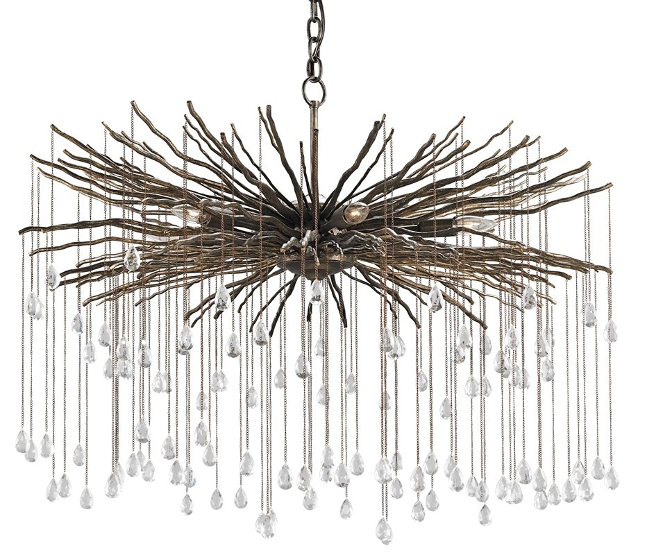 Currey and Company Fen Large Crystal Chandelier 9451-Clearance