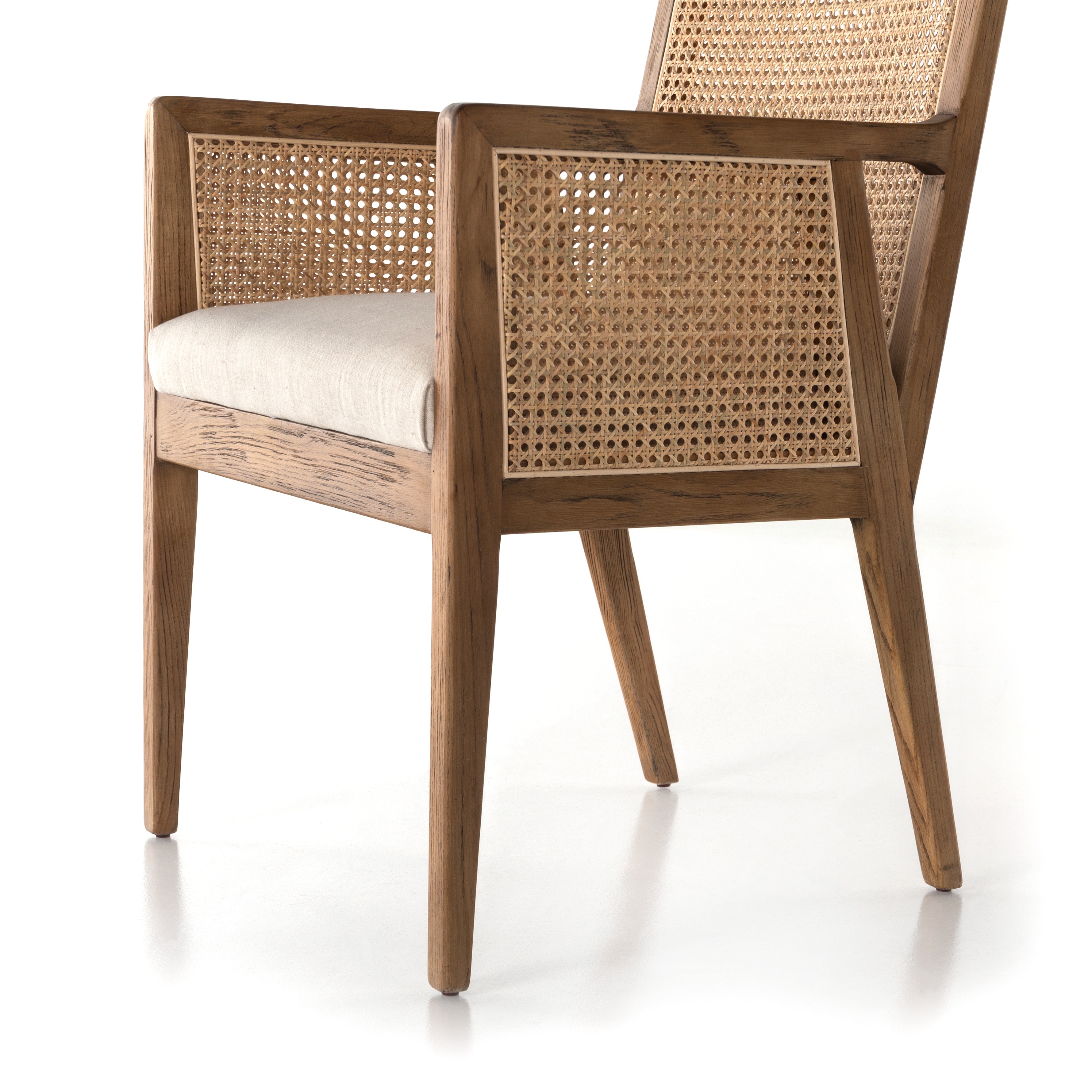 four hands antonia cane dining arm chair