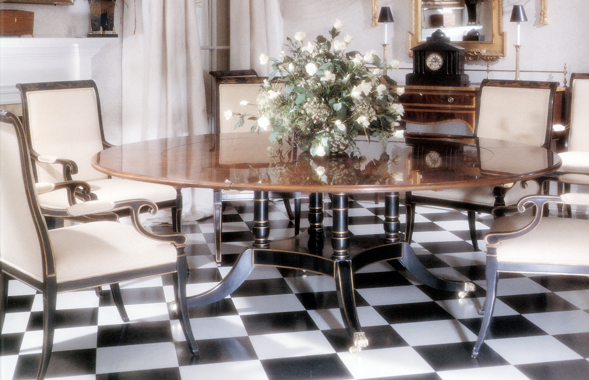 Karges Furniture 221 Dining Room Regency Dining Table