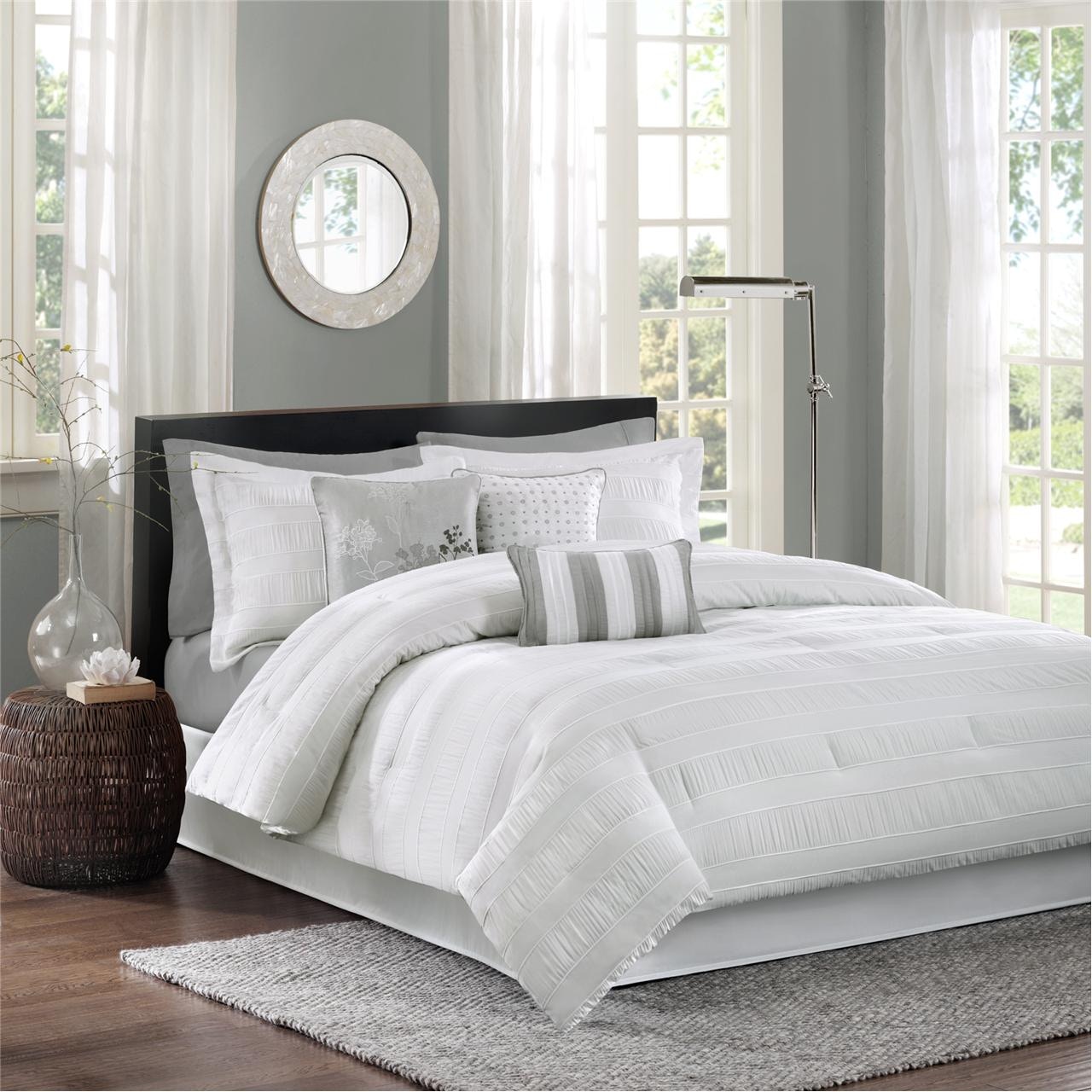 Hampton Hill Bedding MP10-1029 Bedroom Hampton 7 Piece Comforter Set