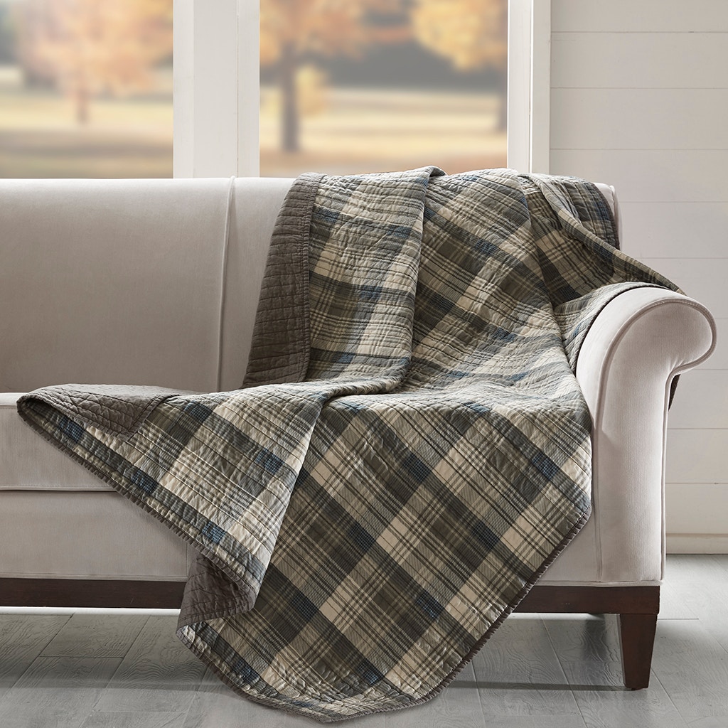 Hampton Hill Bedding Tasha Quilted Throw WR50-1782