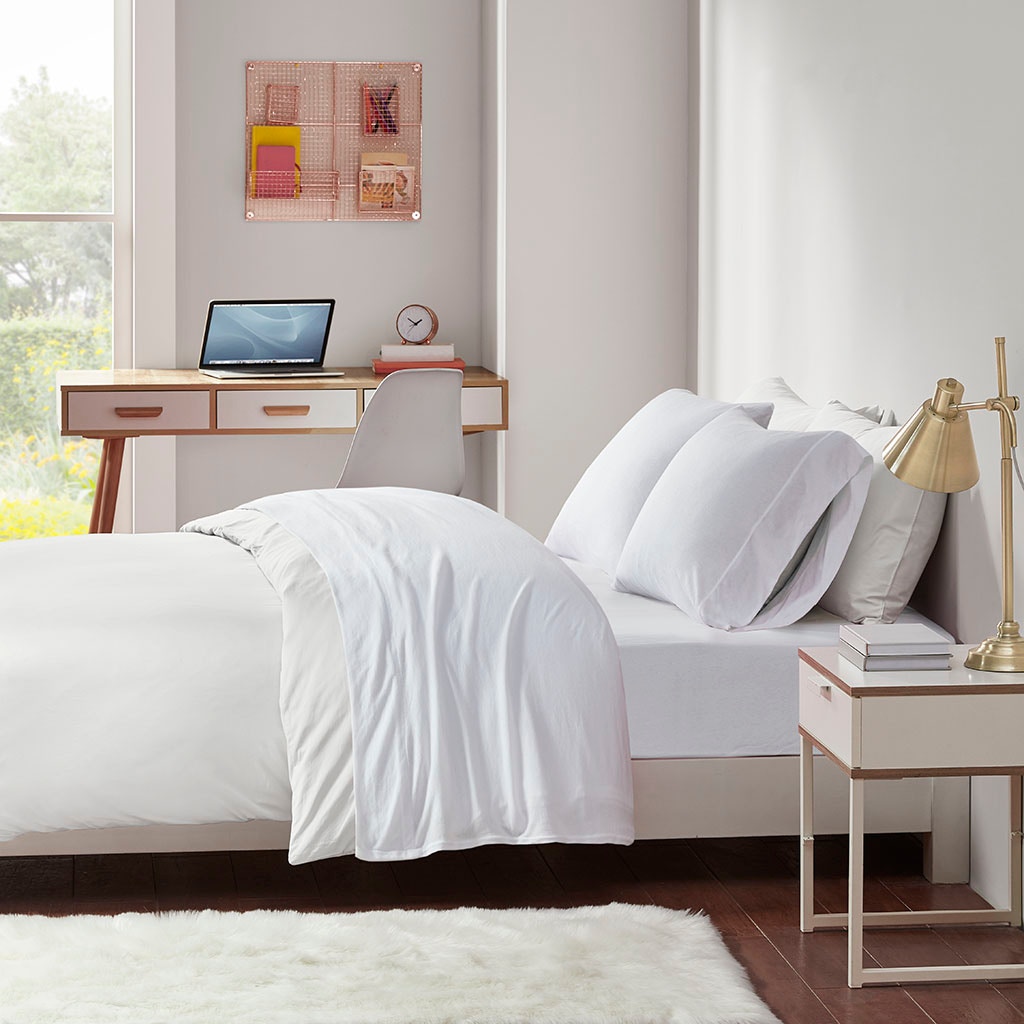 Hampton Hill Bedding Cotton Blend Jersey Knit All Season Sheet Set ID20-1250