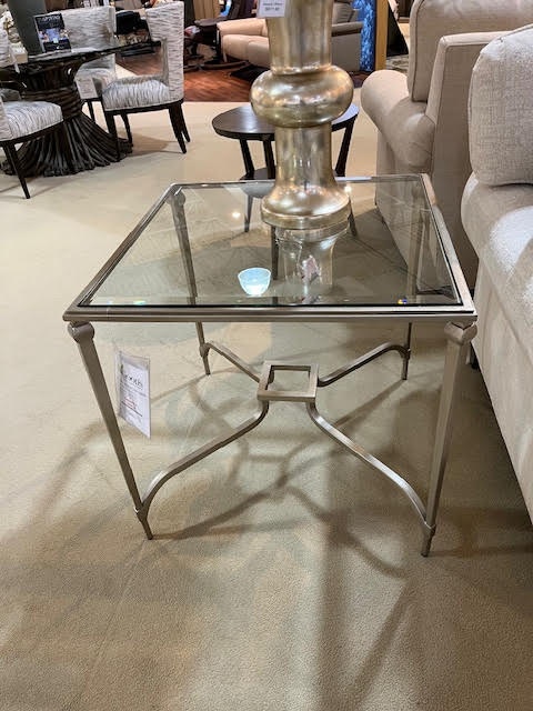 CTH-Sherrill Occasional Chain Link Side Table 964-854-Clearance