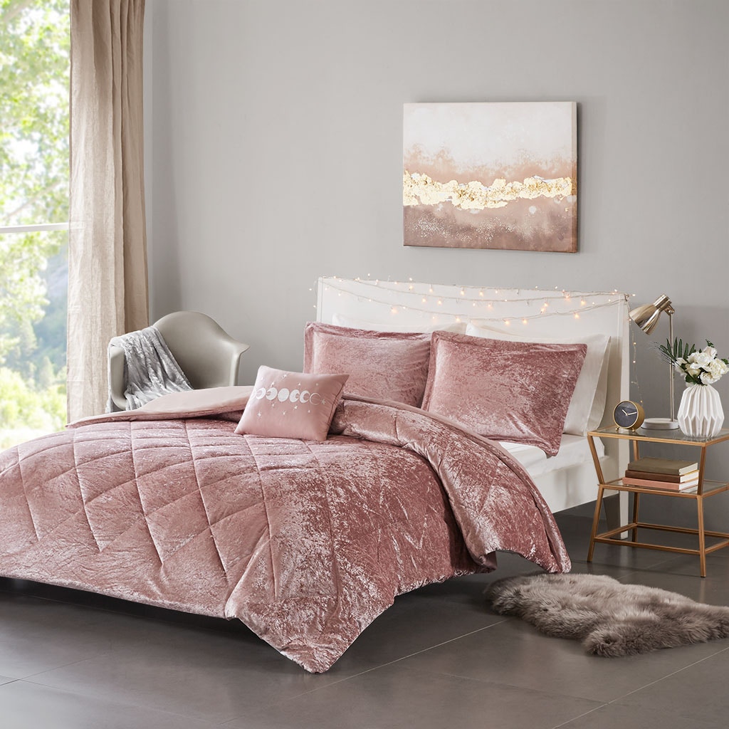 Hampton Hill Bedding Felicia Velvet Duvet Cover Set ID12-1782