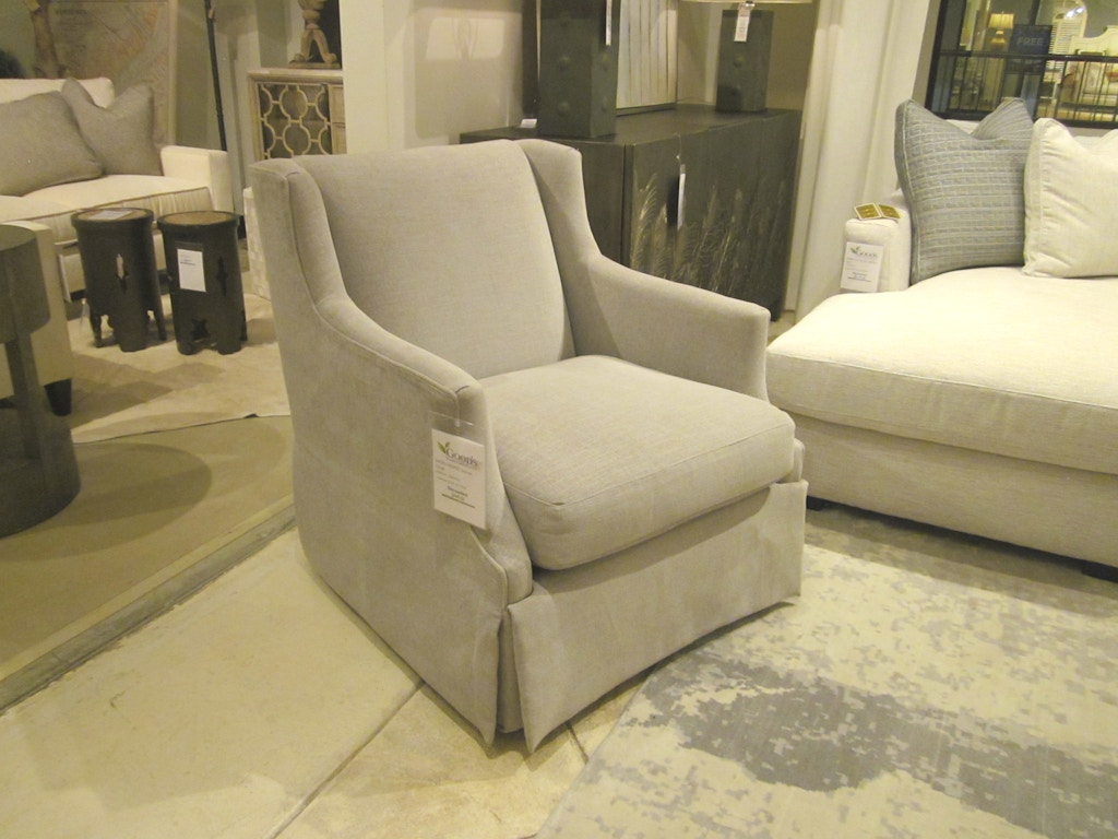 Bernhardt Interiors N2592s Clearance Living Room Sabrina Swivel Chair