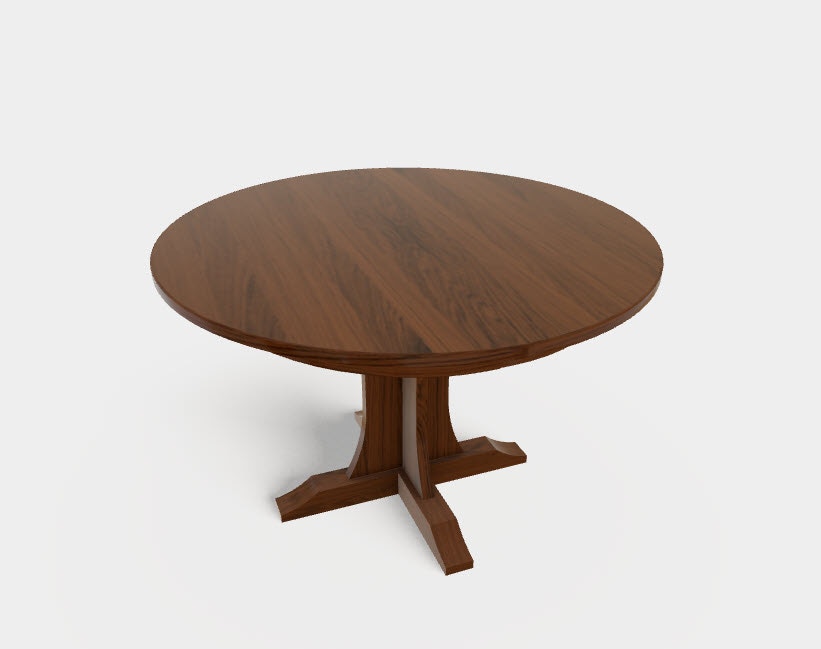 MAVIN Solid Round Tabletop with Syracuse Pedestal 4848B000-Q