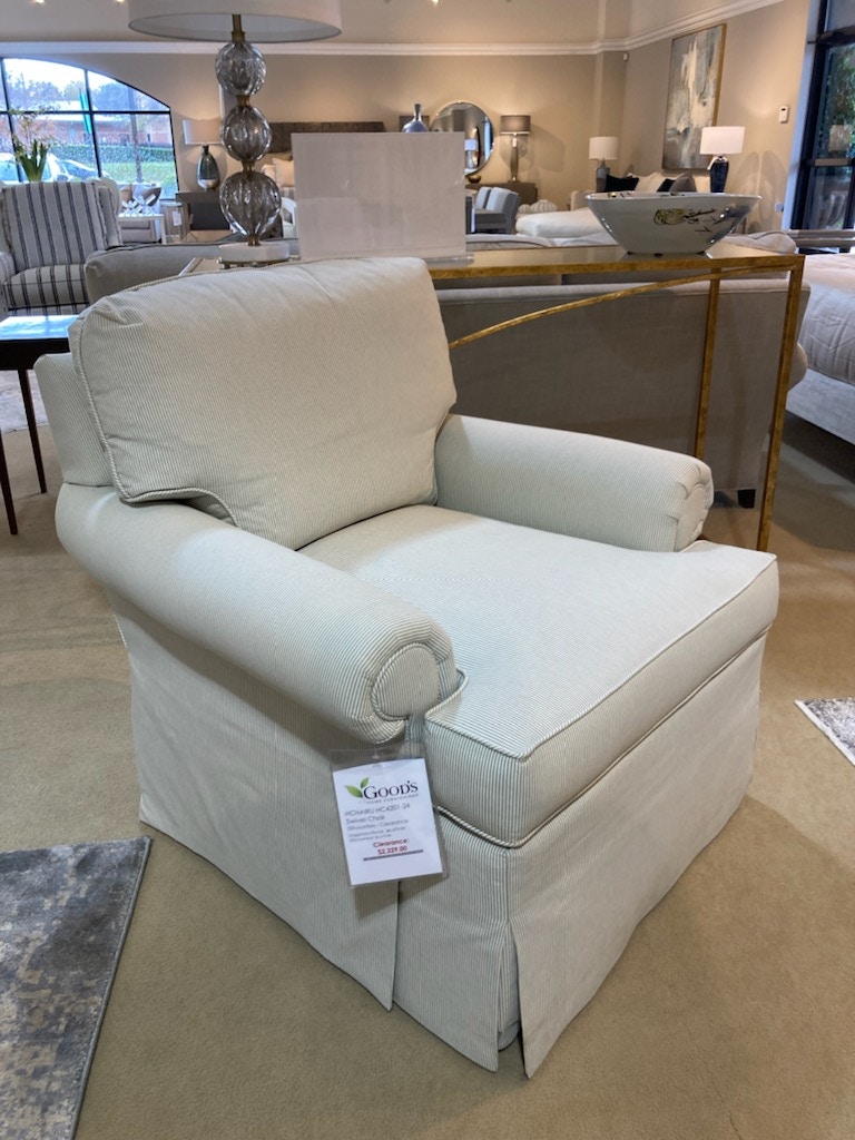 Hickory Chair HC4201-24-Clearance Living Room Silhouettes Swivel Chair