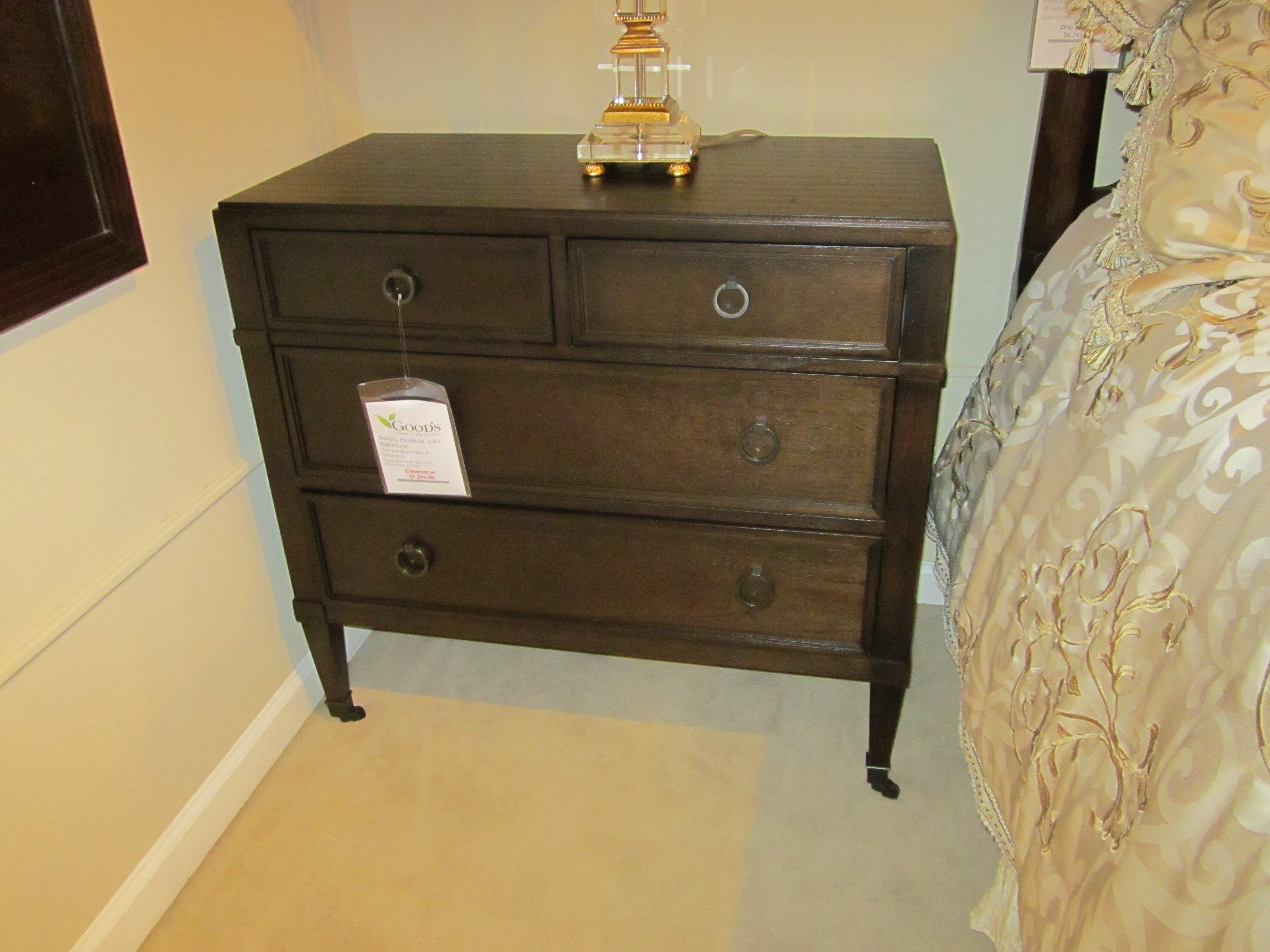 Vanguard 8503HSXclearance Bedroom Compendium Julius Nightstand