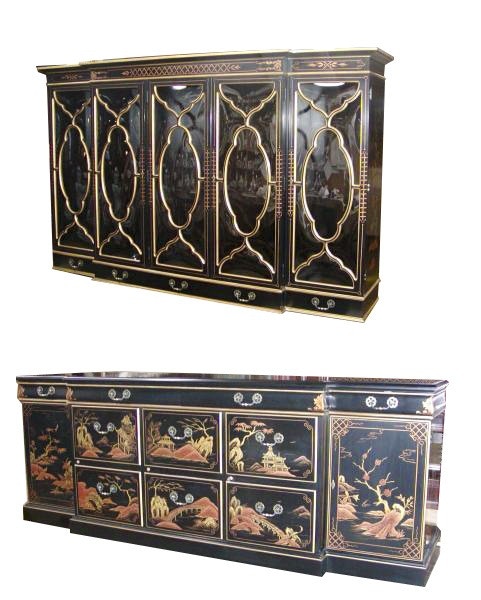 Karges Furniture Custom Chippendale Breakfront 620-X