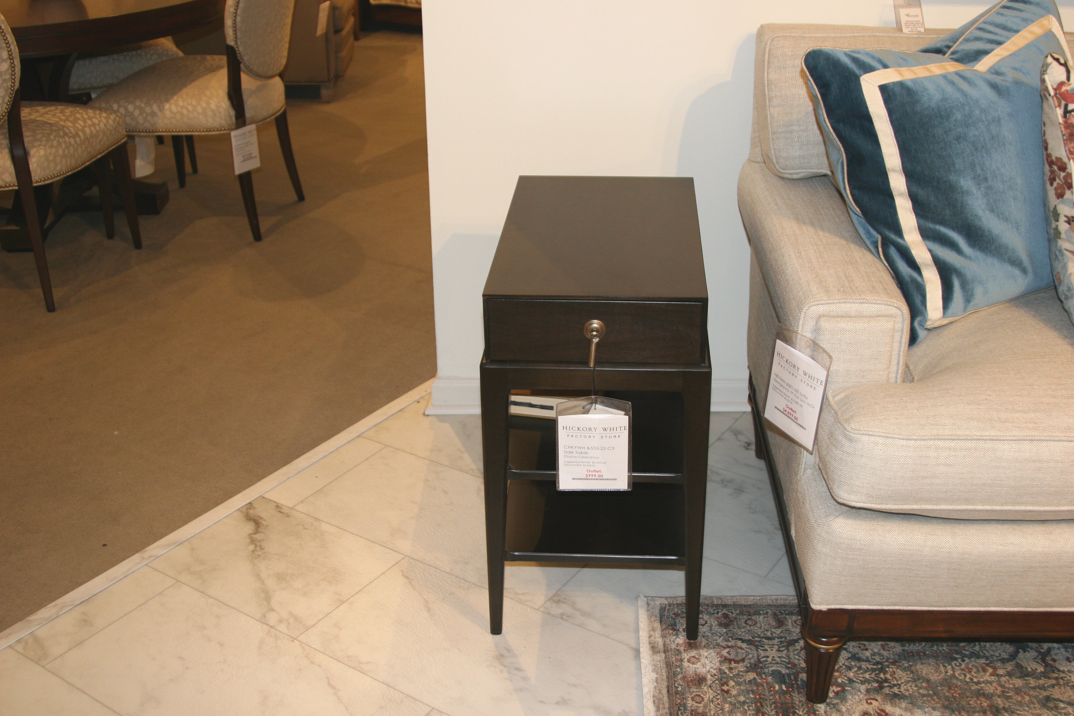 Hickory White Stratos Side Table &533-22-C3-Outlet