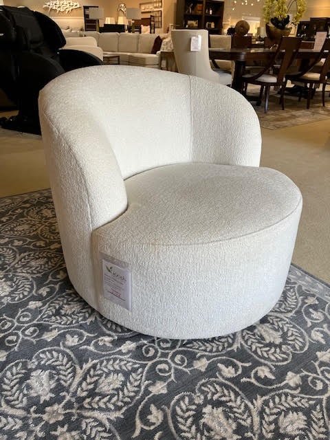 Bernhardt Plush Elle Swivel Chair P1562SA-Clearance-A