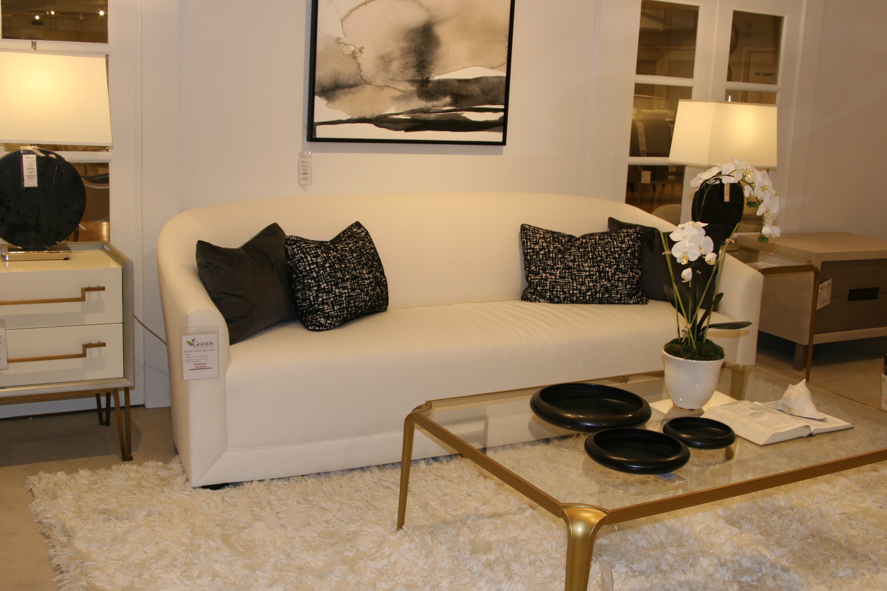 Baker BAU3106SClearance Living Room Baker Luxe Anton Sofa