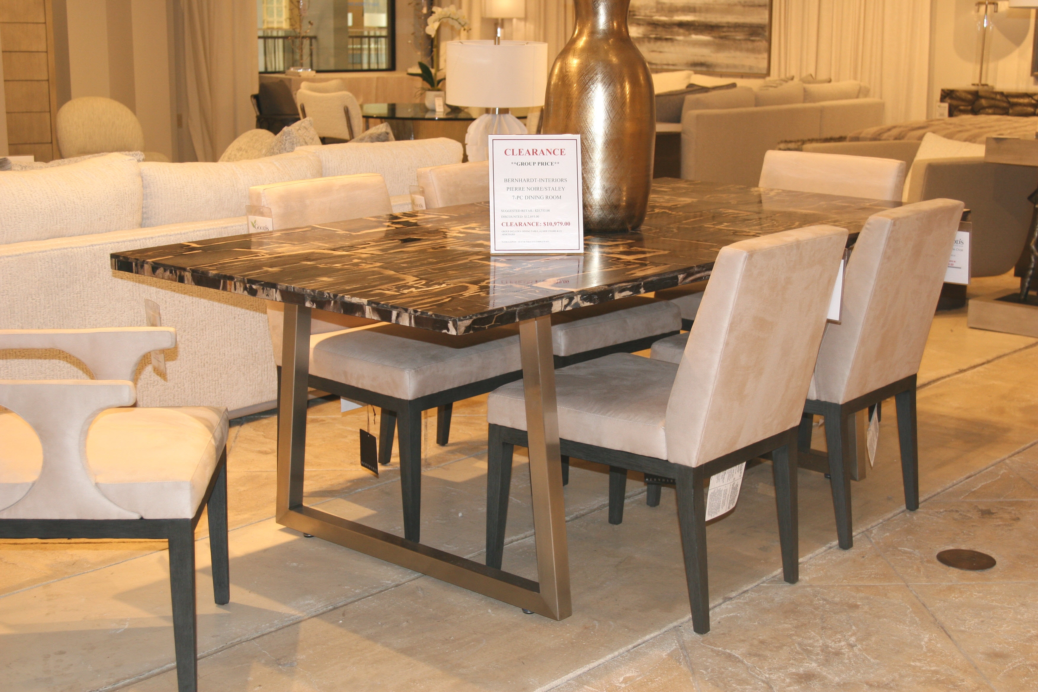 Pierre Noire Dining Table