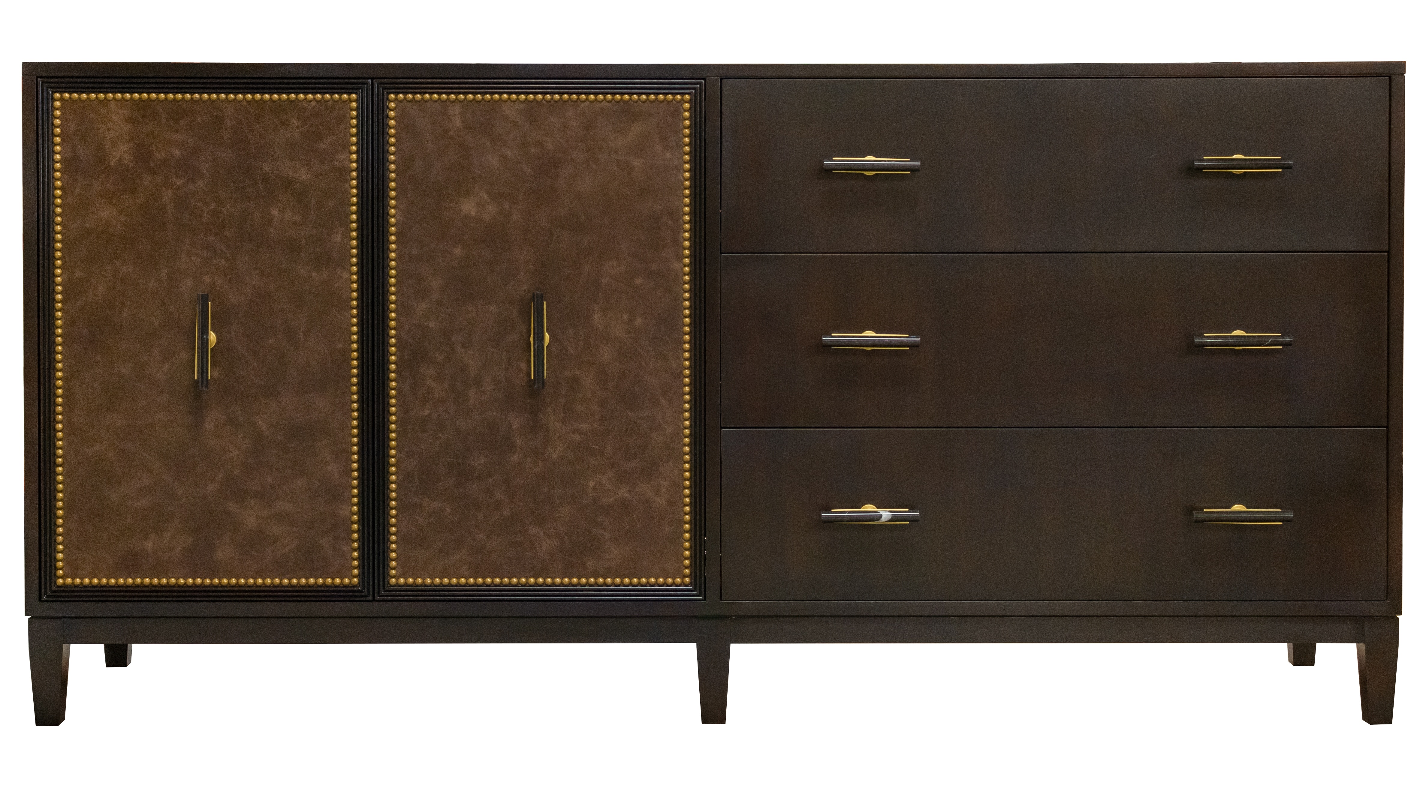Kindel Furniture Facets 72 Credenza, Two Door, Three Drawer 68-2-DR12-DW2-BT2
