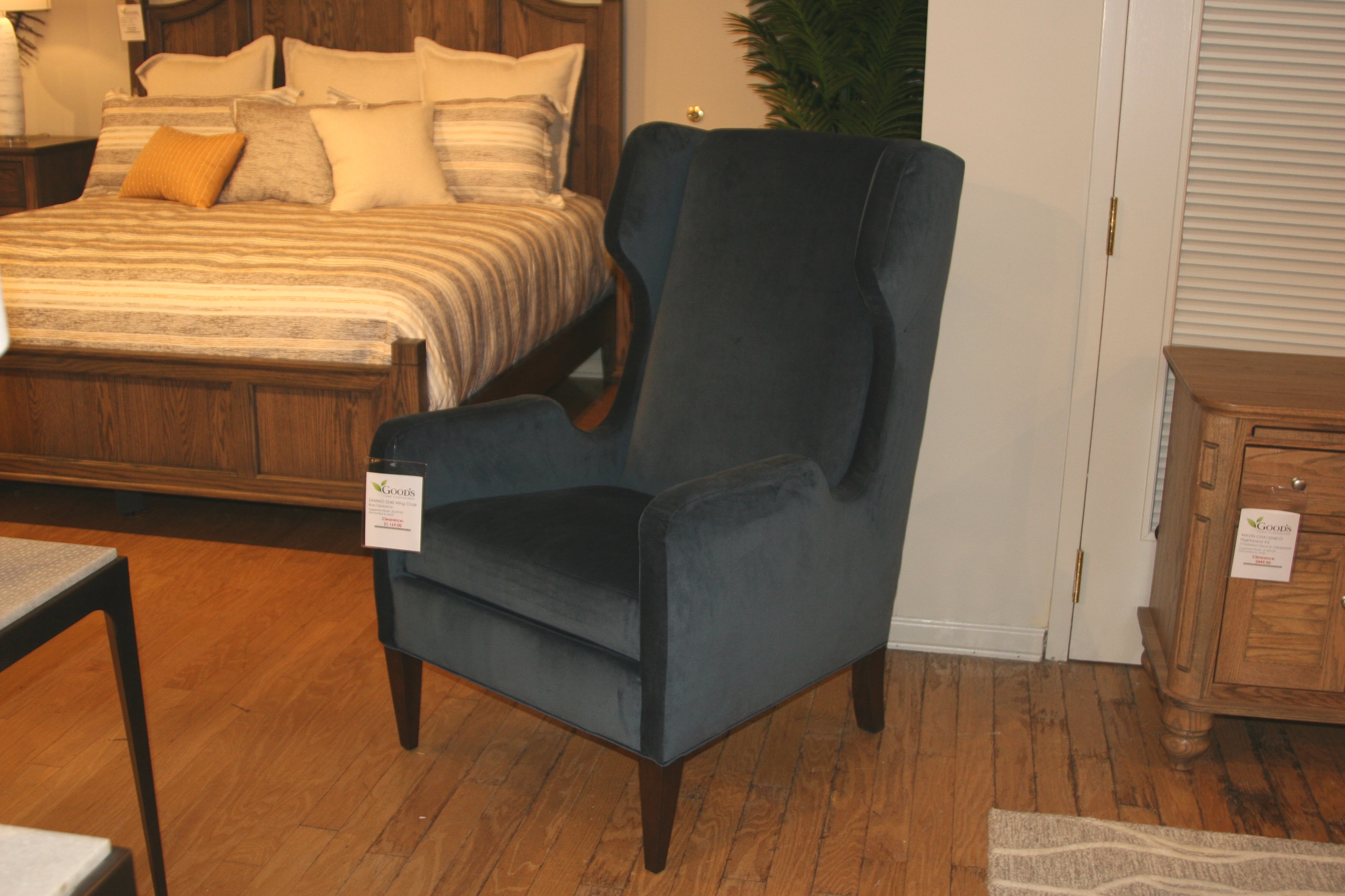 HF Custom Rue Wing Chair 2540-Clearance