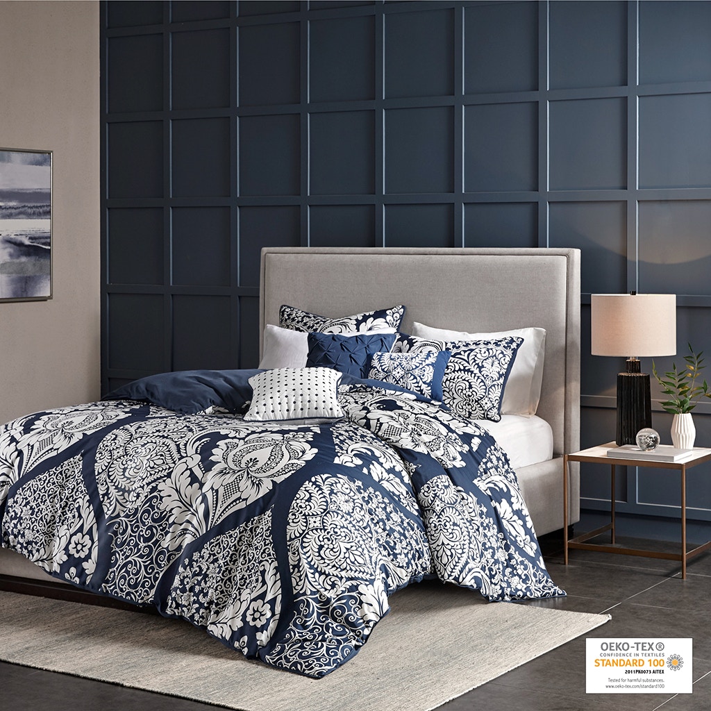 Hampton Hill Bedding Vienna 6 Piece Printed Duvet Cover Set MP12-3832