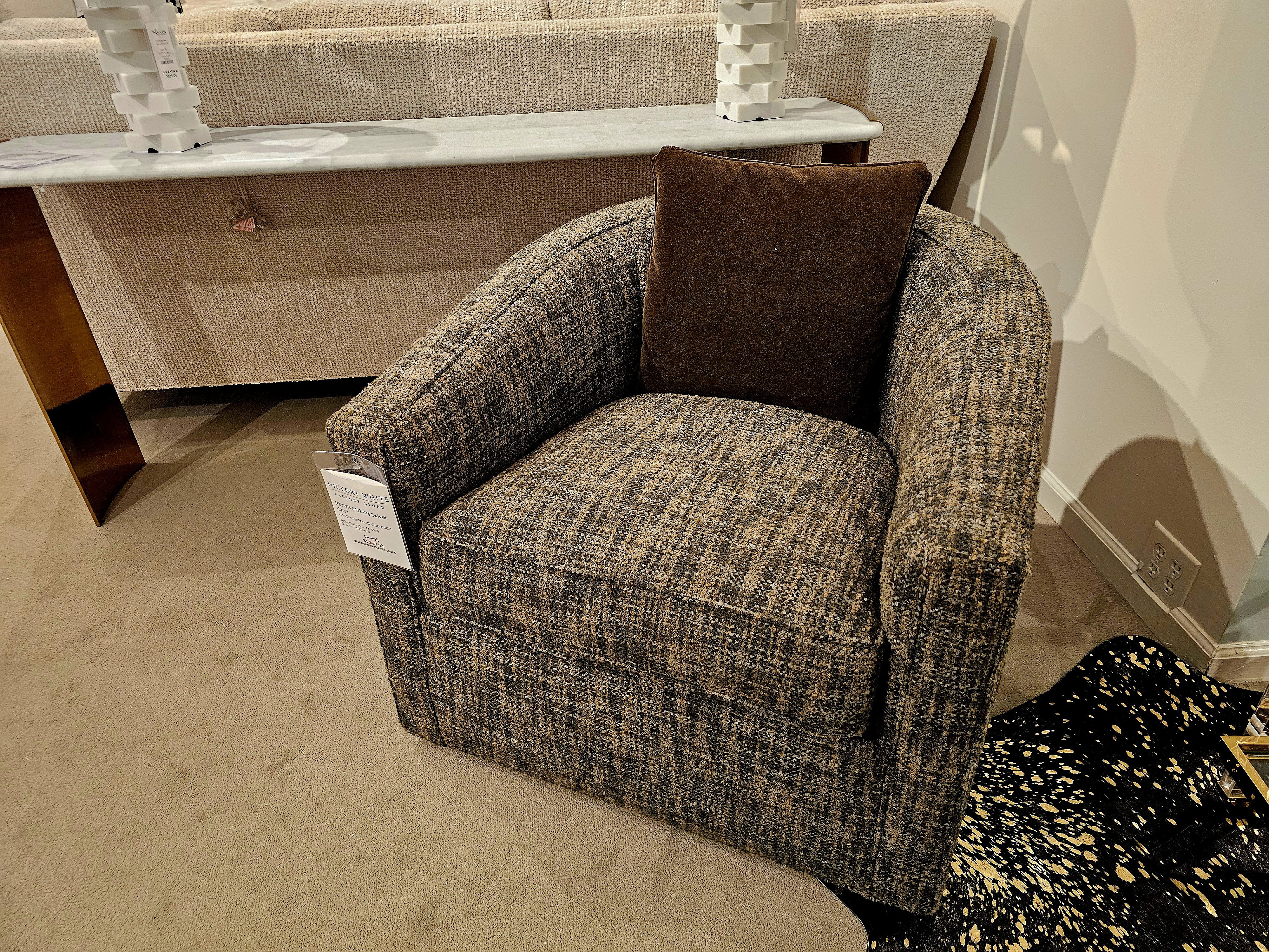 Lillian August for Hickory White Swivel Chair 5402-01S-Outlet