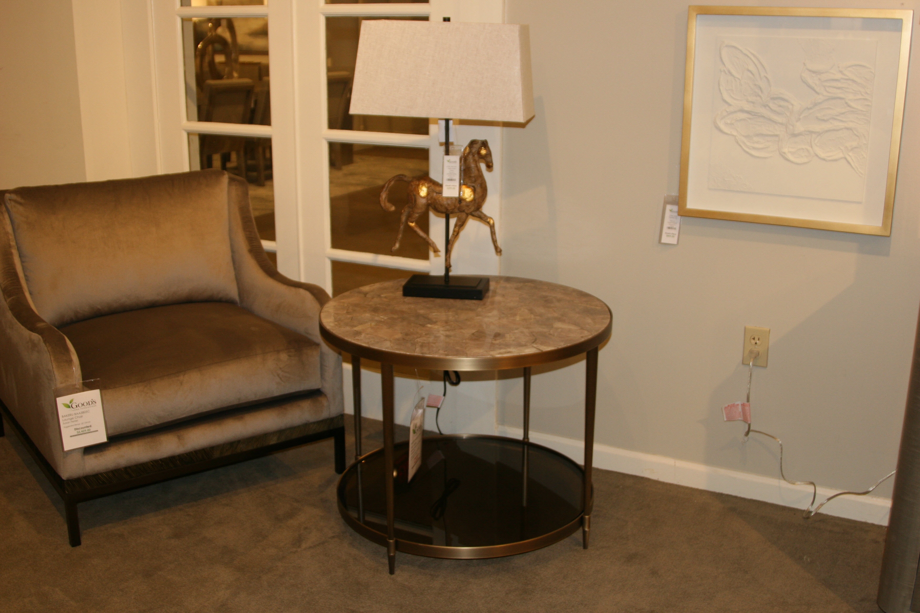 Baker Barbara Barry Oberon End Table BA3659-Clearance