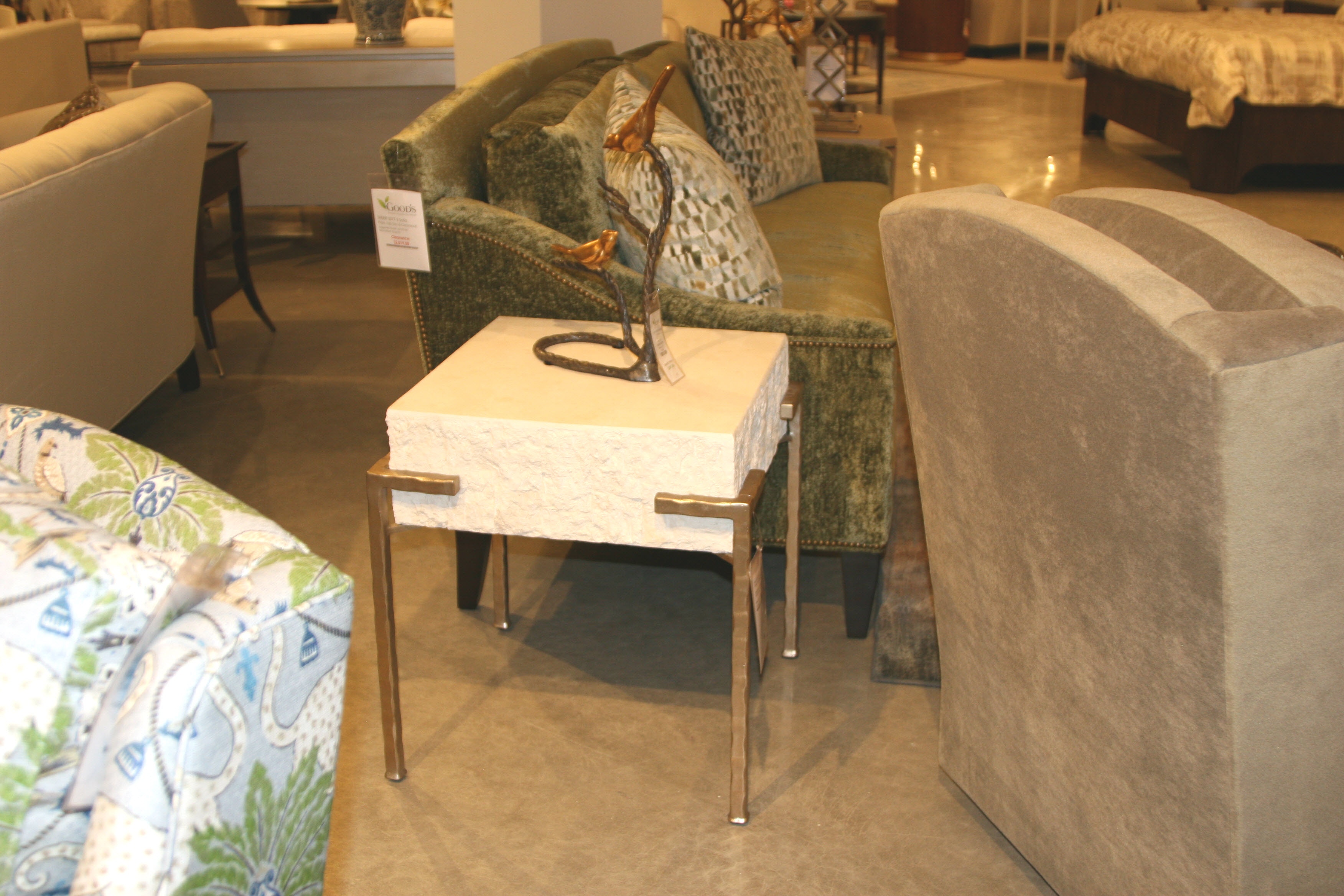 CTH-Sherrill Occasional Milani Square Side Table VMA-110-Clearance