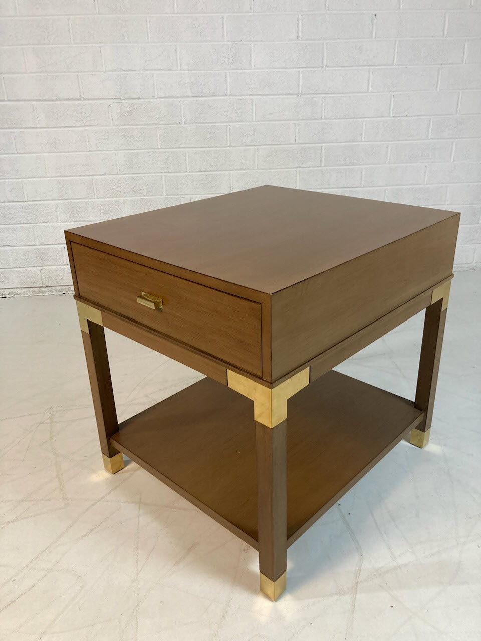 Hickory White Trellis Sawyer End Table 263-23-31-Clearance