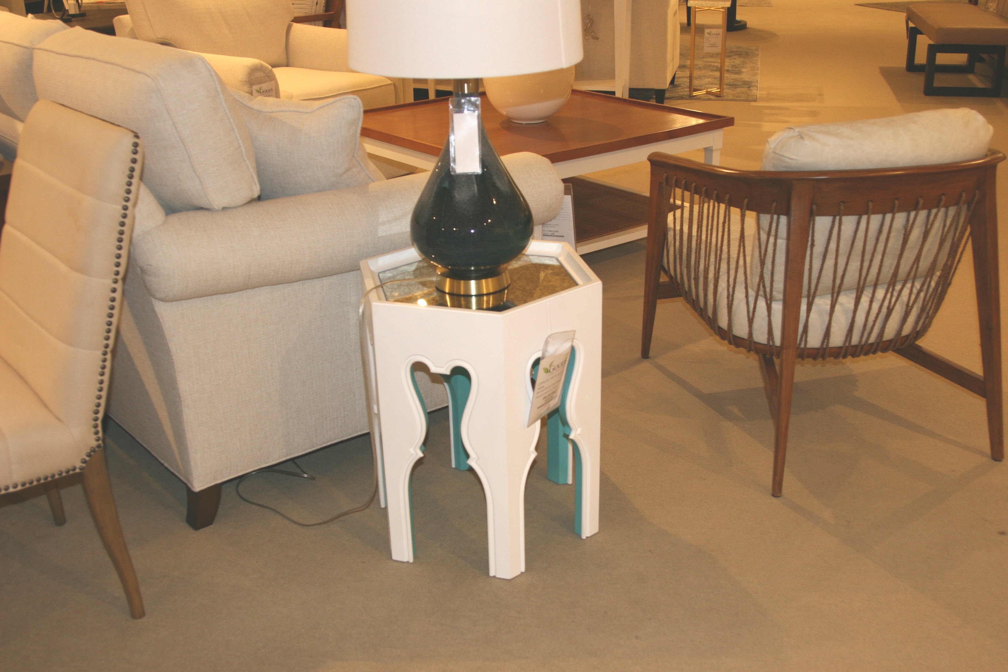 Barclay Butera by Lexington Villa Blanca Accent Table 937-951TL-Clearance