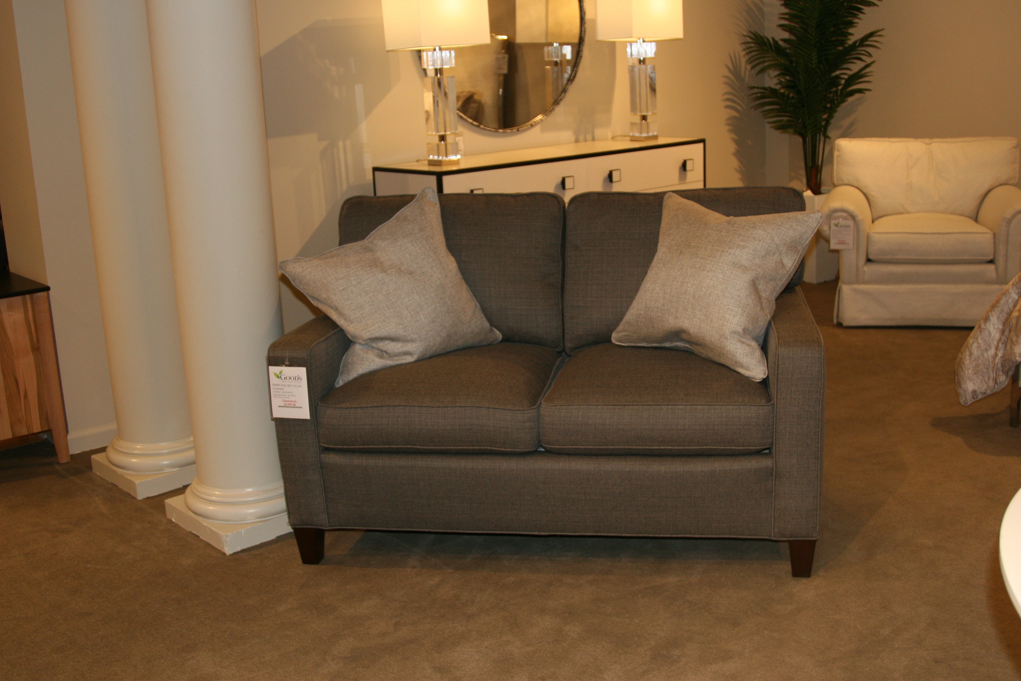 Sherrill 2 Cushion Loveseat 2F62-TBLT-Clearance