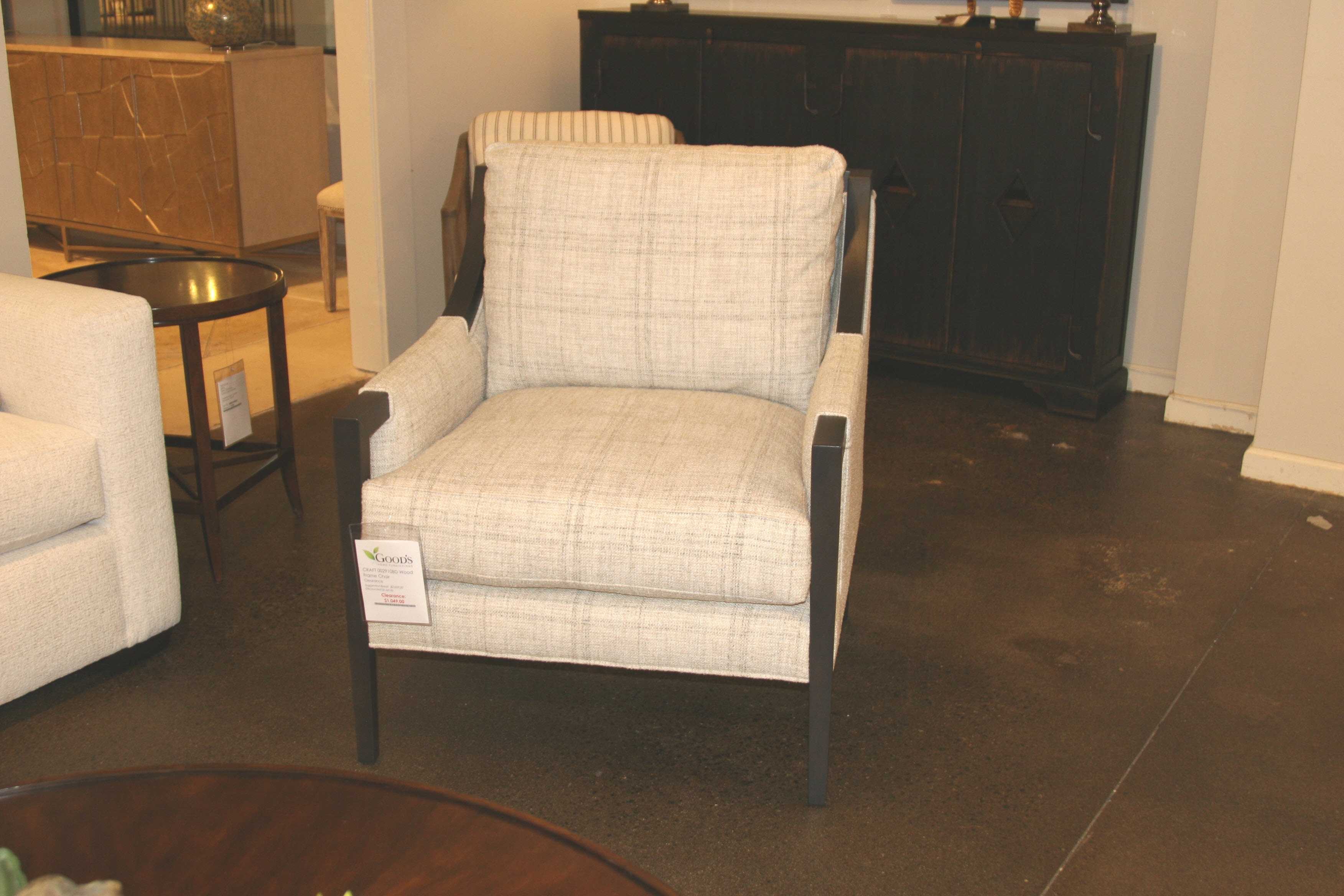 Craftmaster Wood Frame Upholstered Chair oo2910BD-Clearance