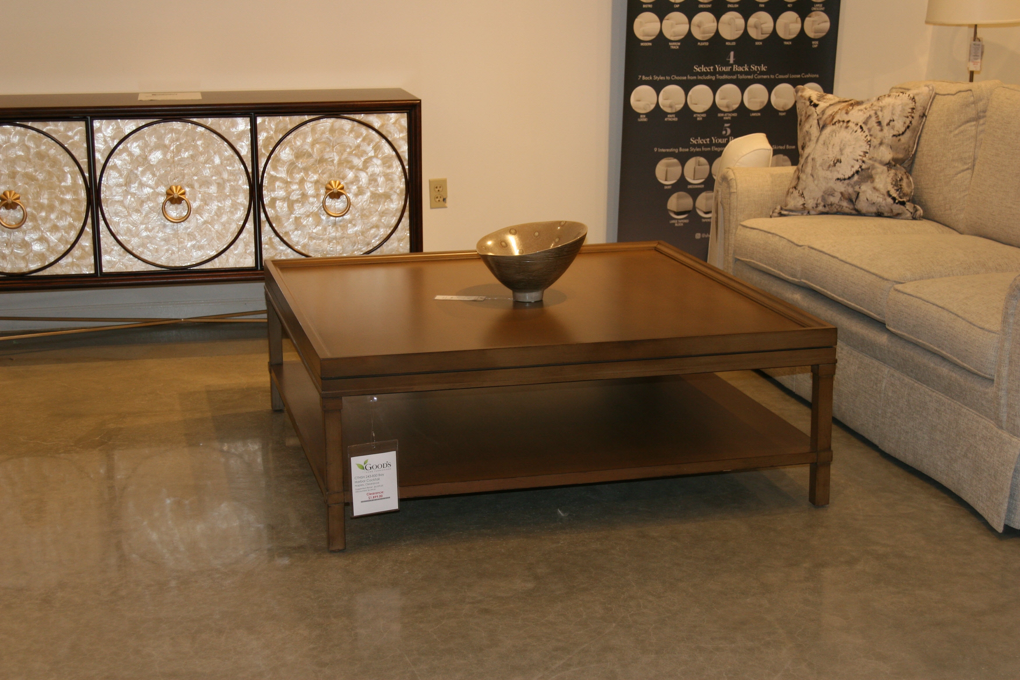 CTH-Sherrill Occasional Bay Harbour Cocktail Table 243-850-Clearance