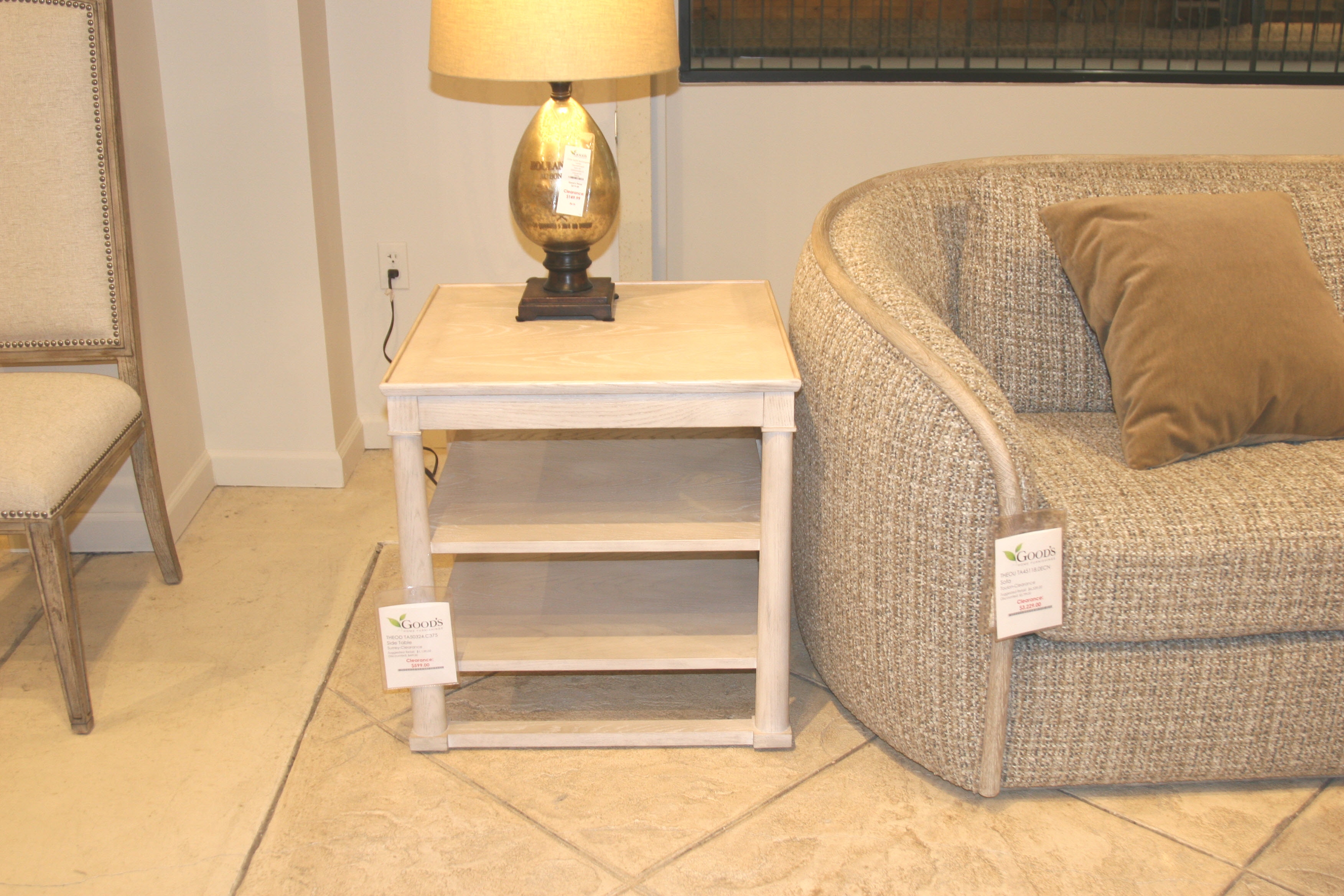 Theodore Alexander Furniture Surrey Side Table TA50324.C375-Clearance