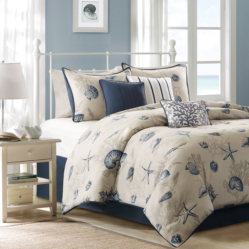 Hampton Hill Bedding Bayside 7 Piece Comforter Set MP10-504