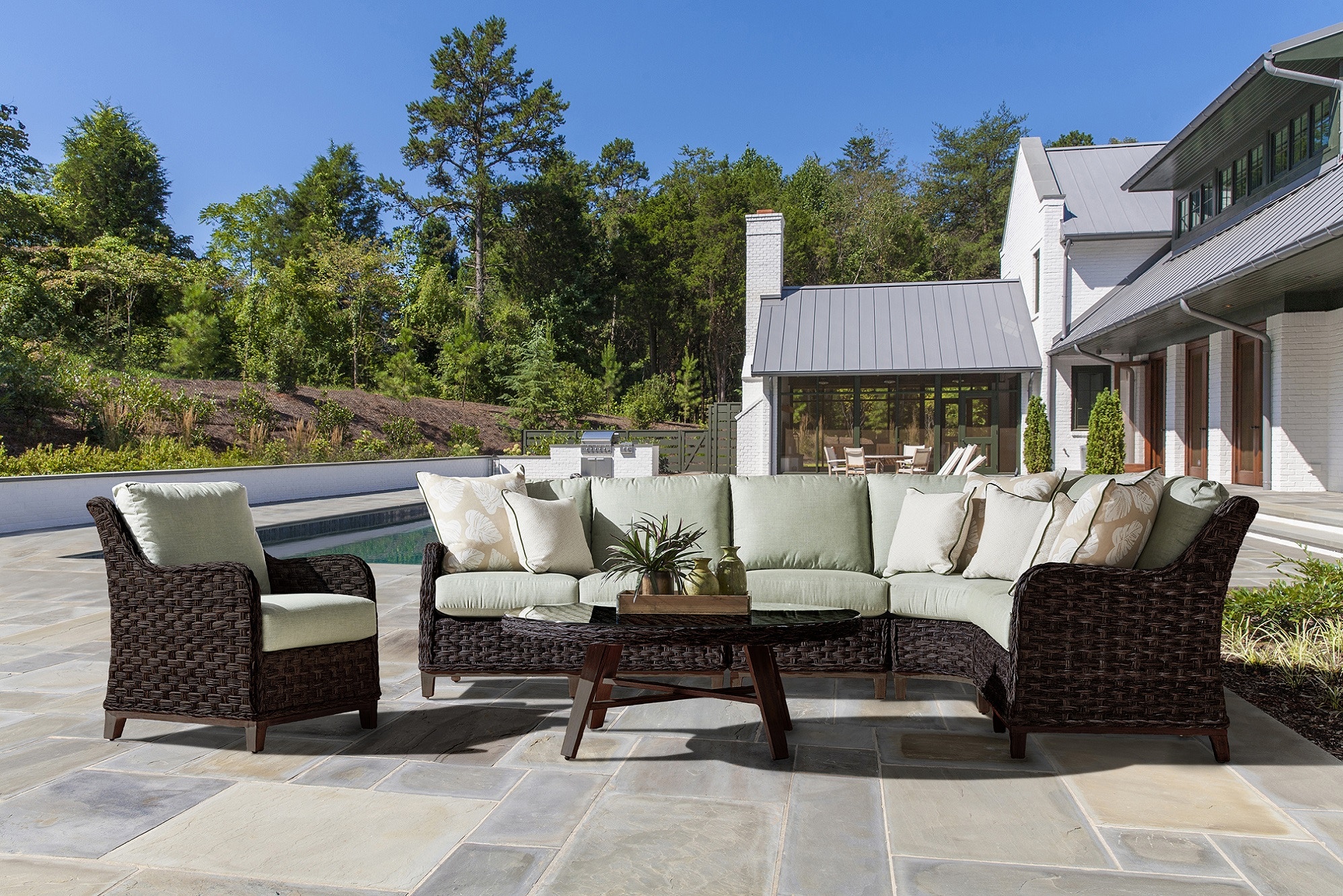South Sea Outdoor Living Grand Isle Sectional 77400
