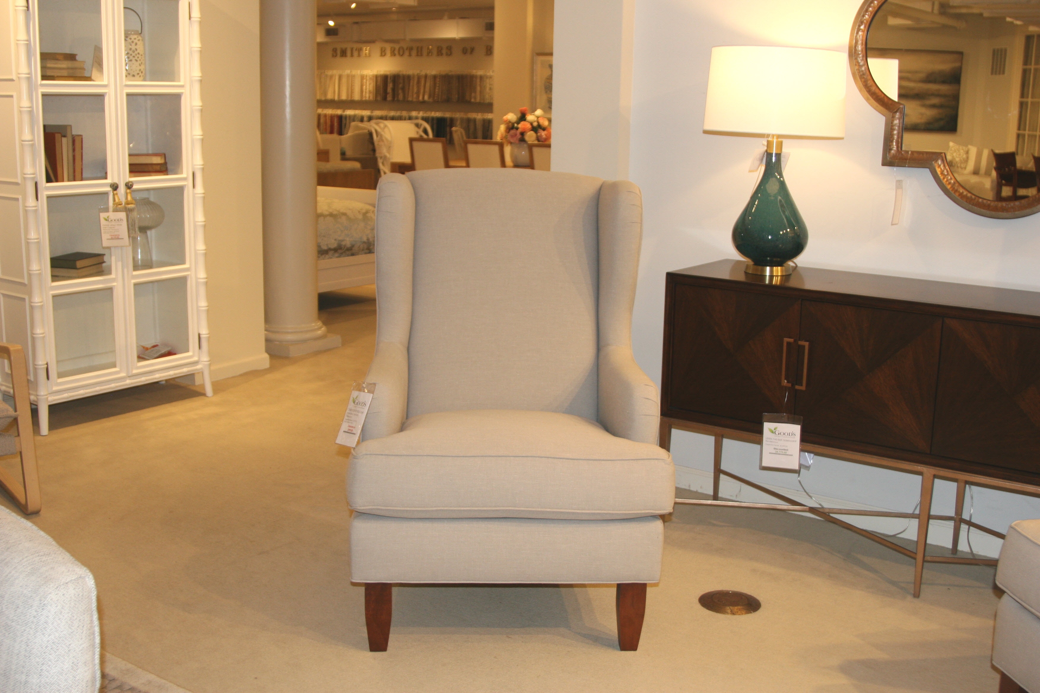 Paula Deen by Craftmaster Upholstered Winf Chair P037510BD-Clearance