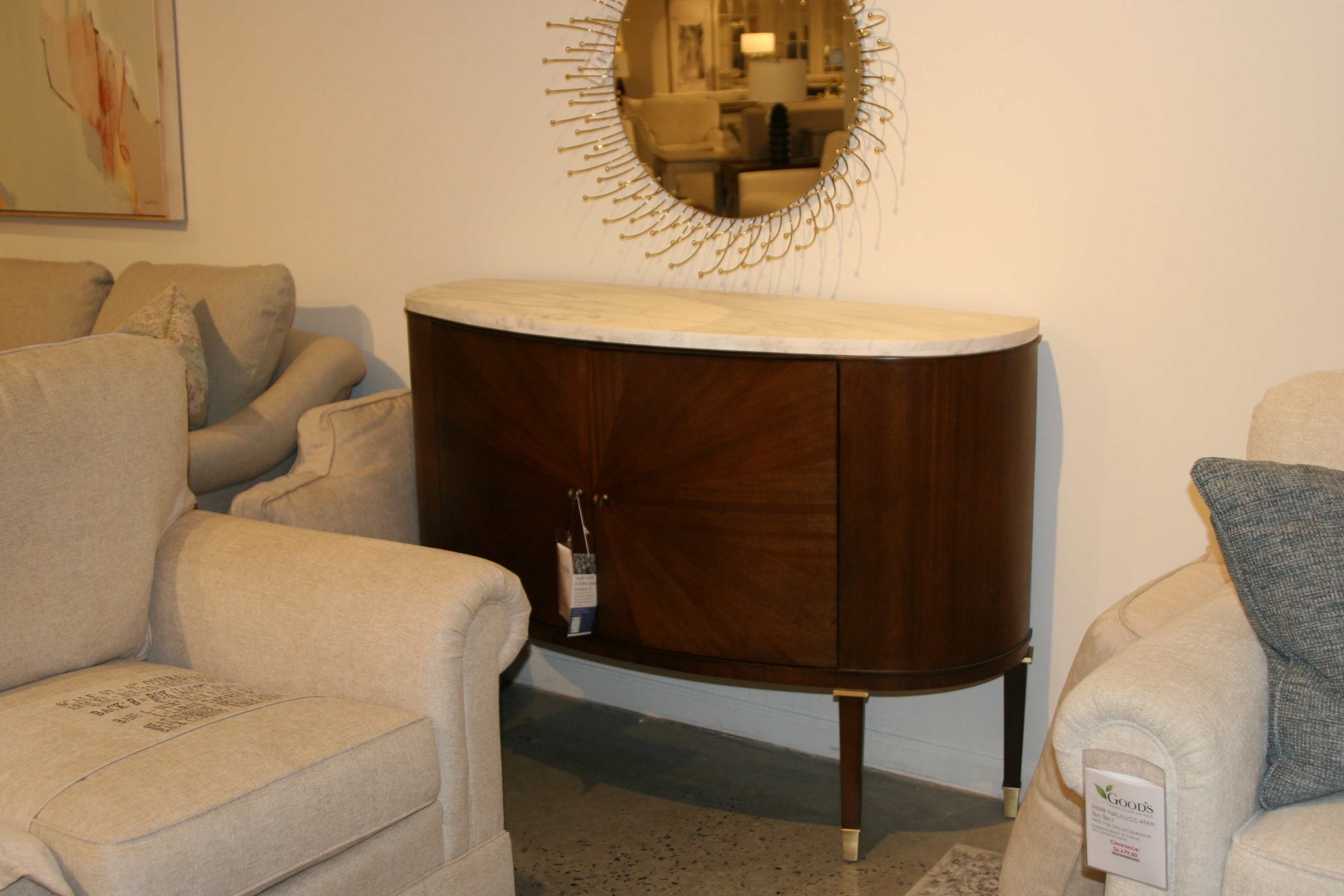Hickory White Reimagine Demilune Chest 573-60-G1-Clearance