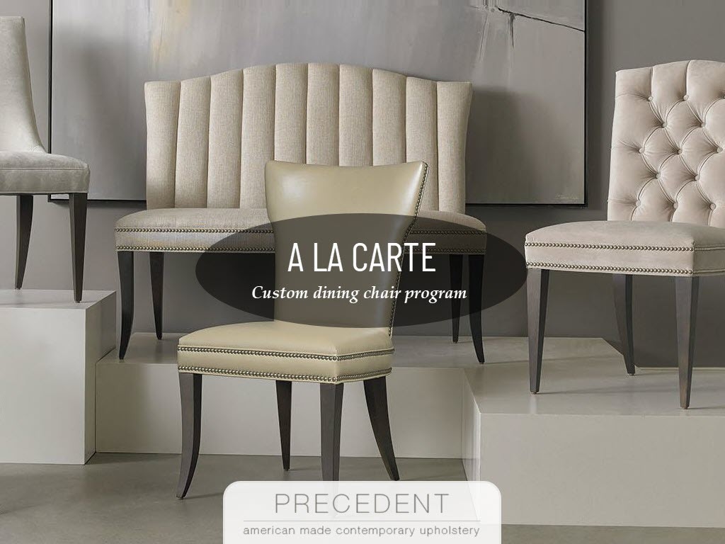 Precedent Furniture Custom Dining Chair Program A La Carte