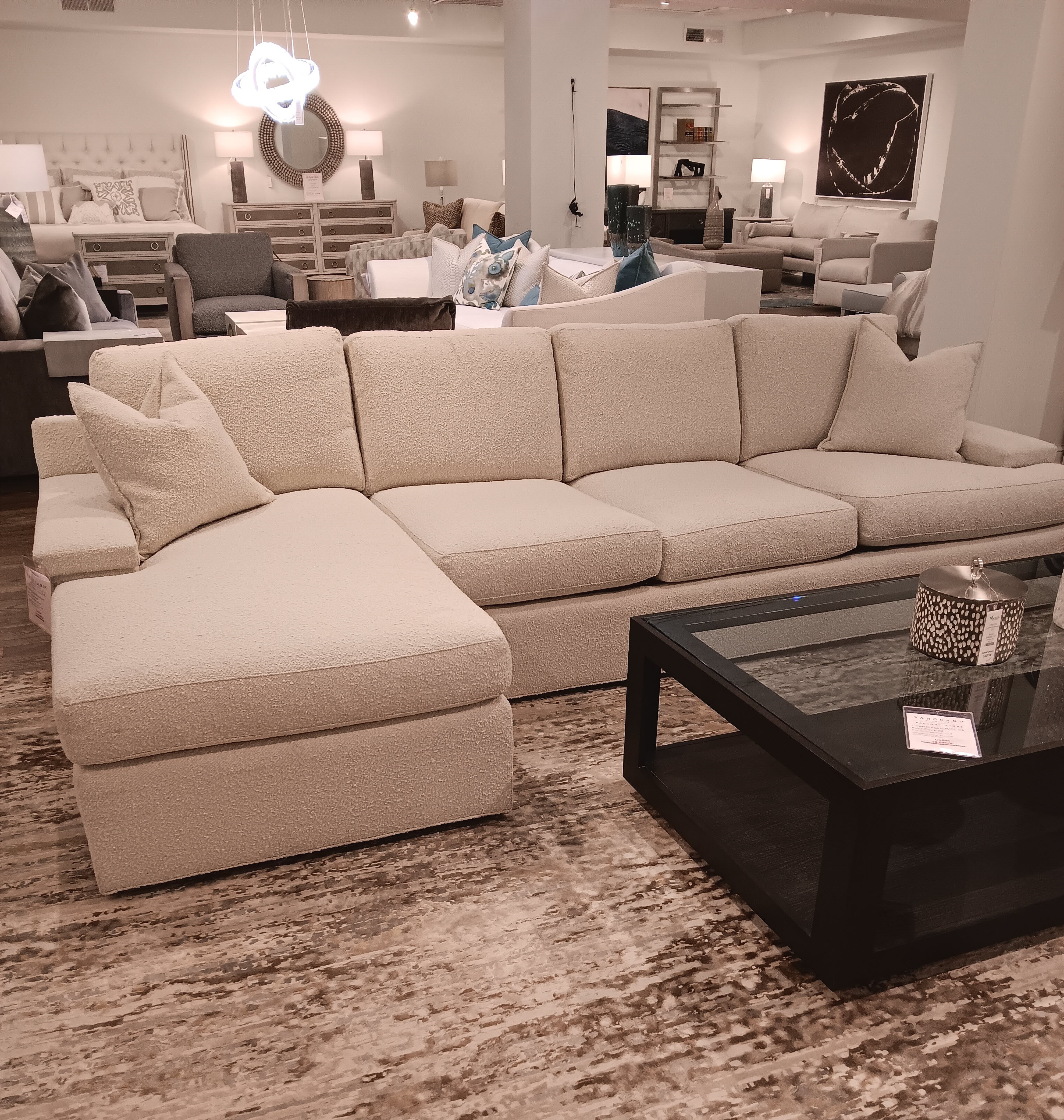 Vanguard American Bungalow Sectional Living Room 2 Piece Sectional Set