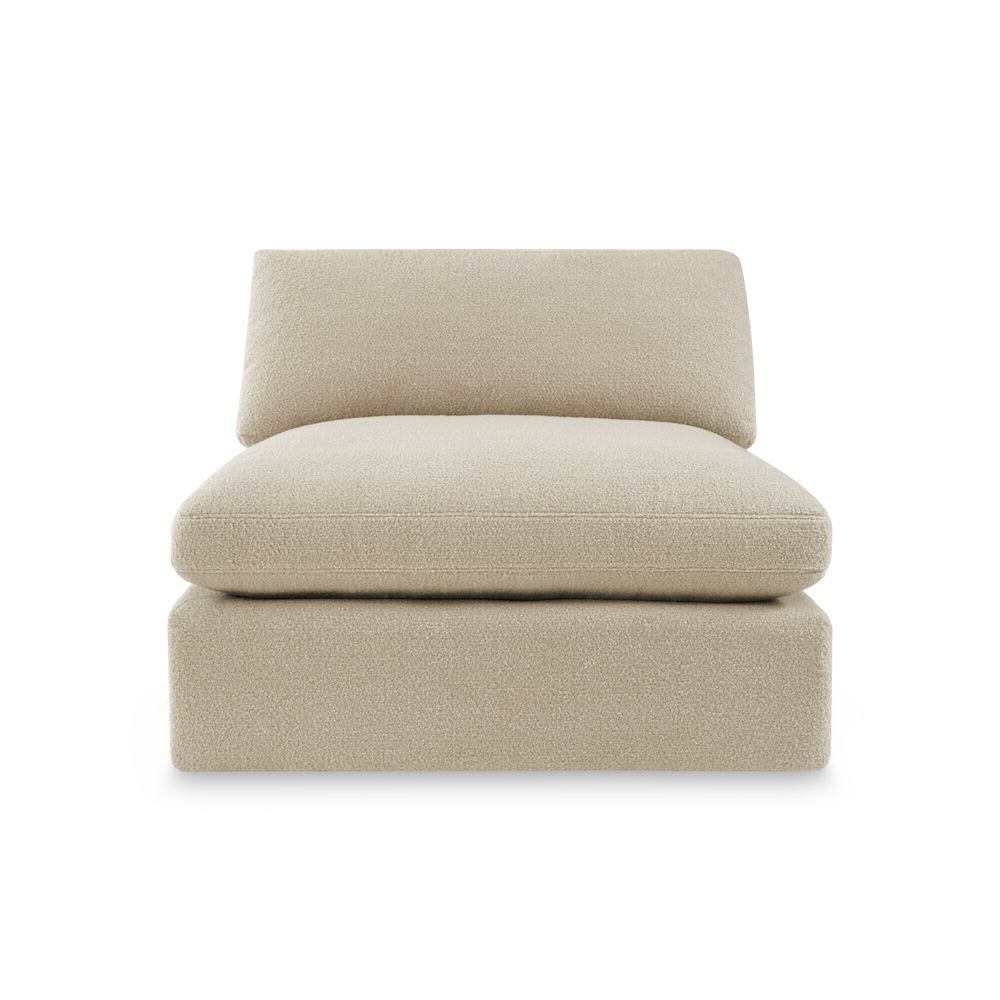 Alder and Tweed Furniture Linden Sectional ARMLESS SOFA AT13513-PEP