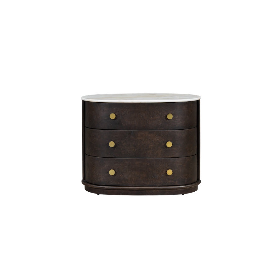 Alder and Tweed Furniture Greer Three Drawer Nightstand AT20330-CTB/GWM