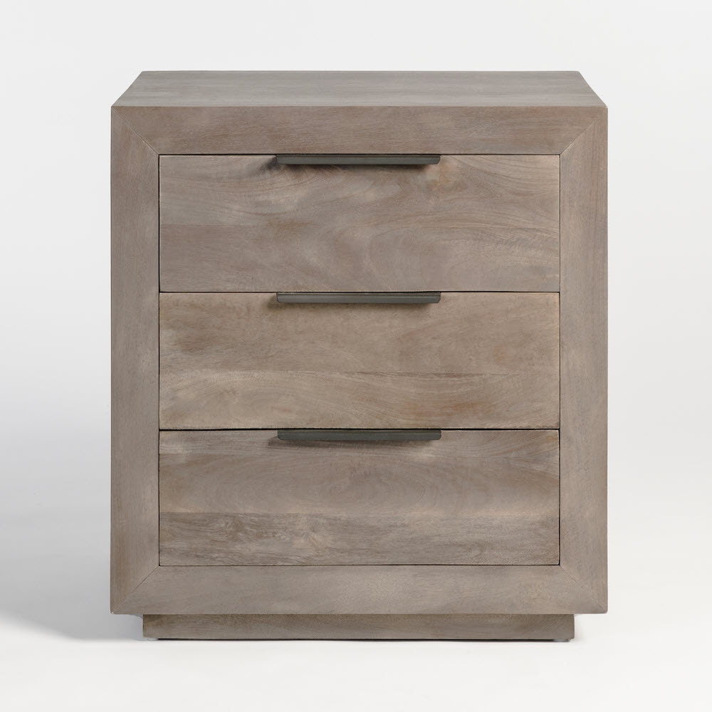 Alder and Tweed Furniture Holden Three Drawer Nightstand AT20401-MTA