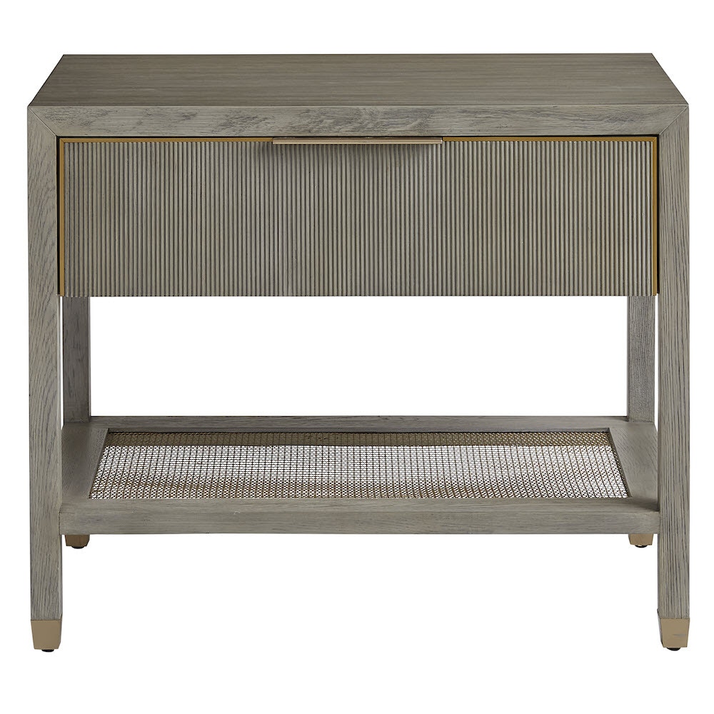 Alder and Tweed Furniture Caleb One Drawer Nightstand AT20900-BRS
