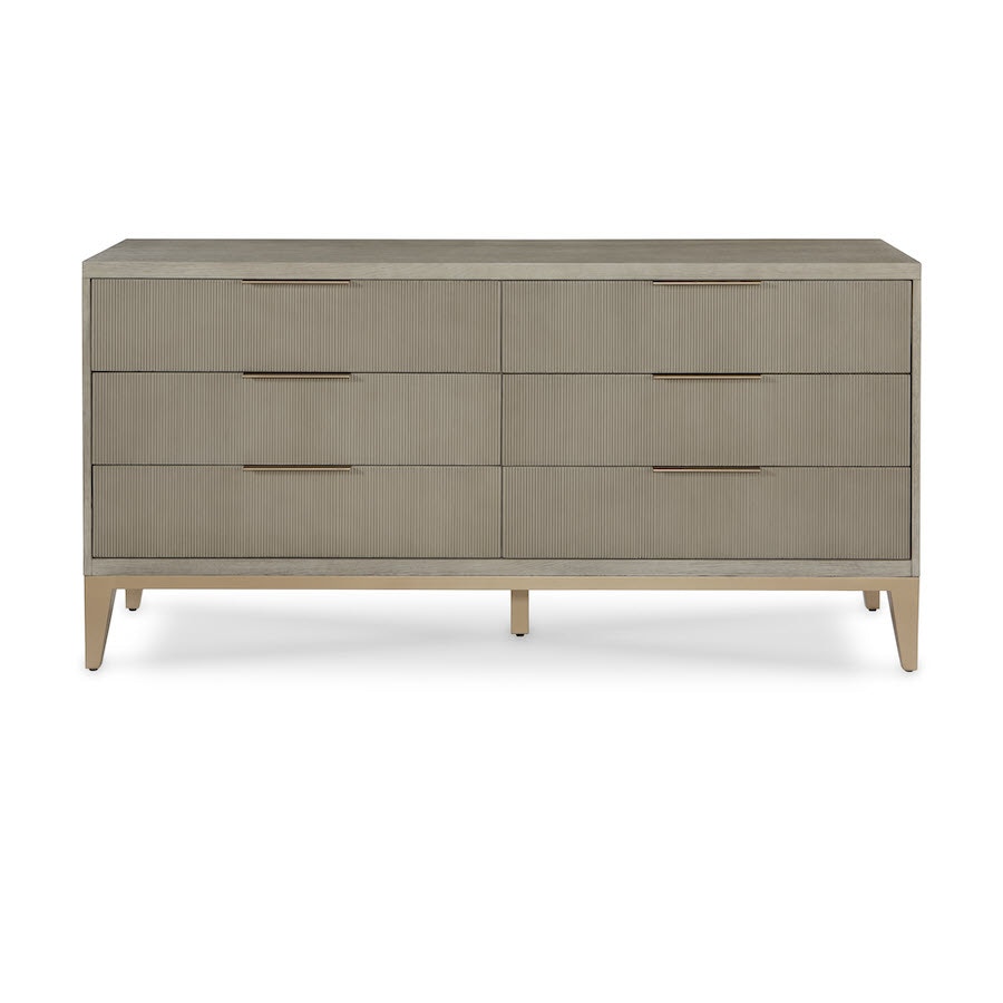 Alder and Tweed Furniture Caleb Six Drawer Dresser AT30900-BRS