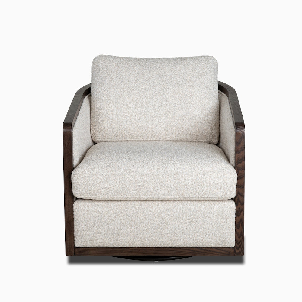 Alder and Tweed Furniture Havana Occasional Swivel Chair AT9618-FLF/CTB