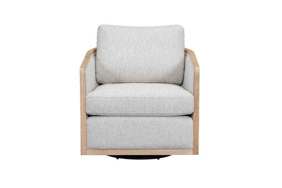 Alder and Tweed Furniture Havana Occasional Swivel Chair AT9618-HDS/TSB