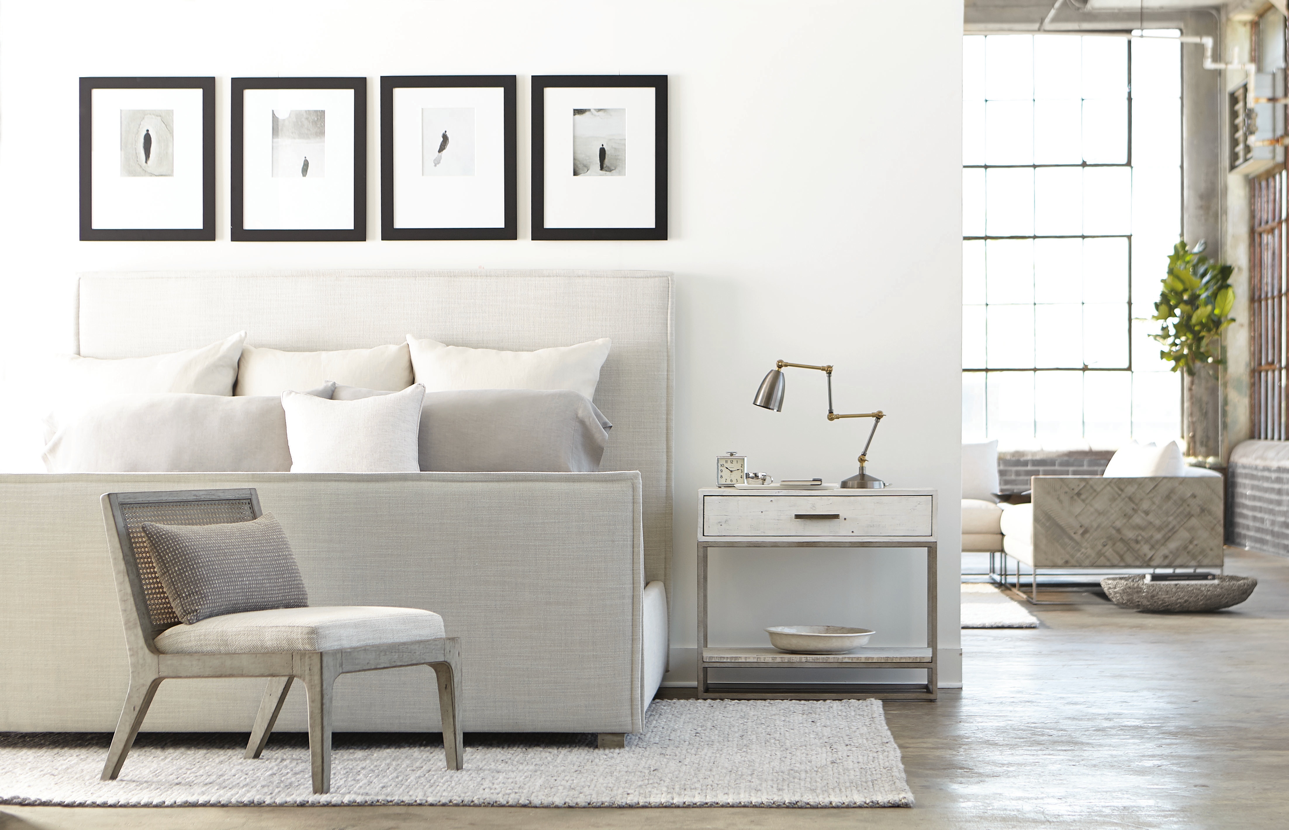 Bernhardt Loft 398218W Bedroom Alvar Nightstand