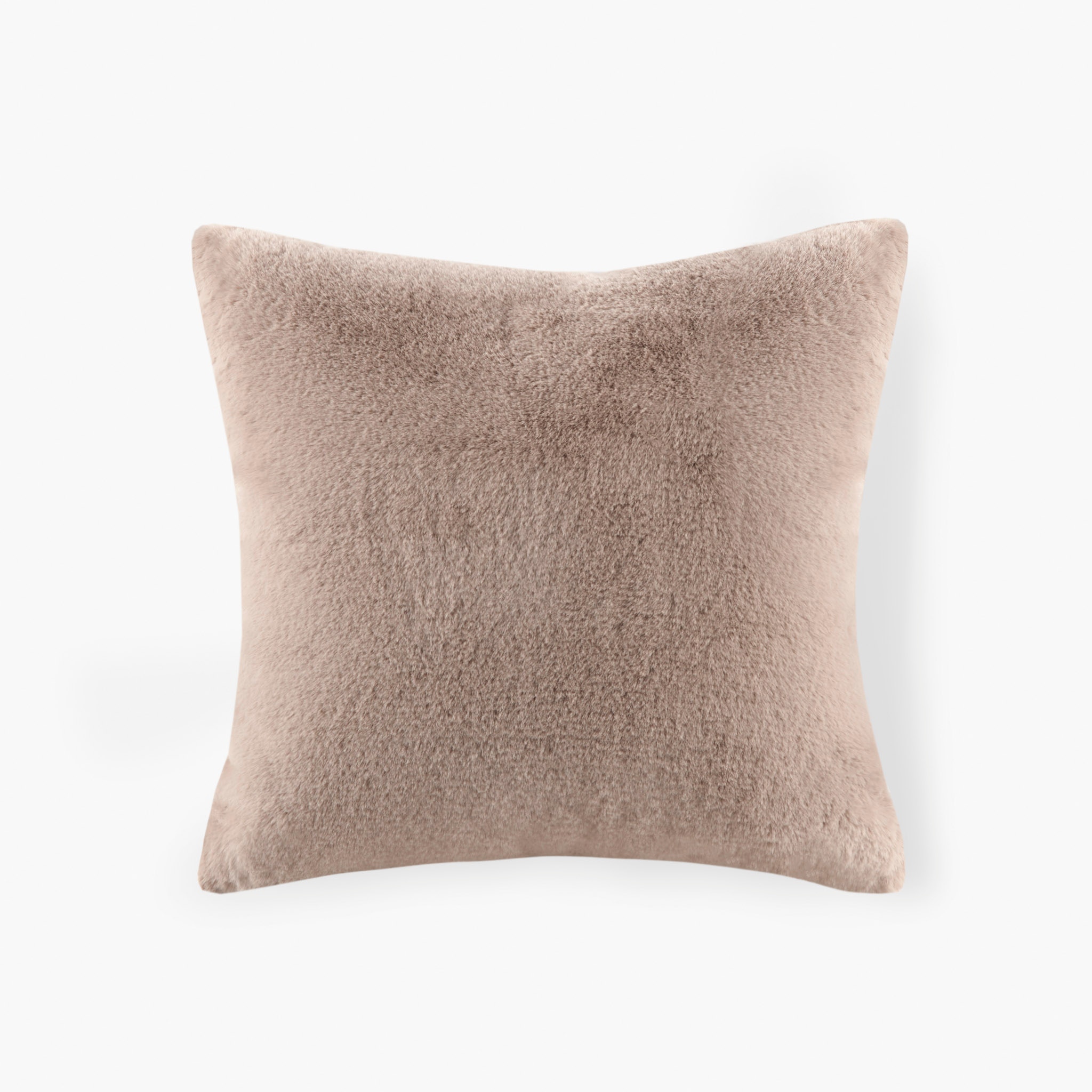 Hampton Hill Bedding Sable Solid Faux Fur Square Decor Pillow CC30-0032