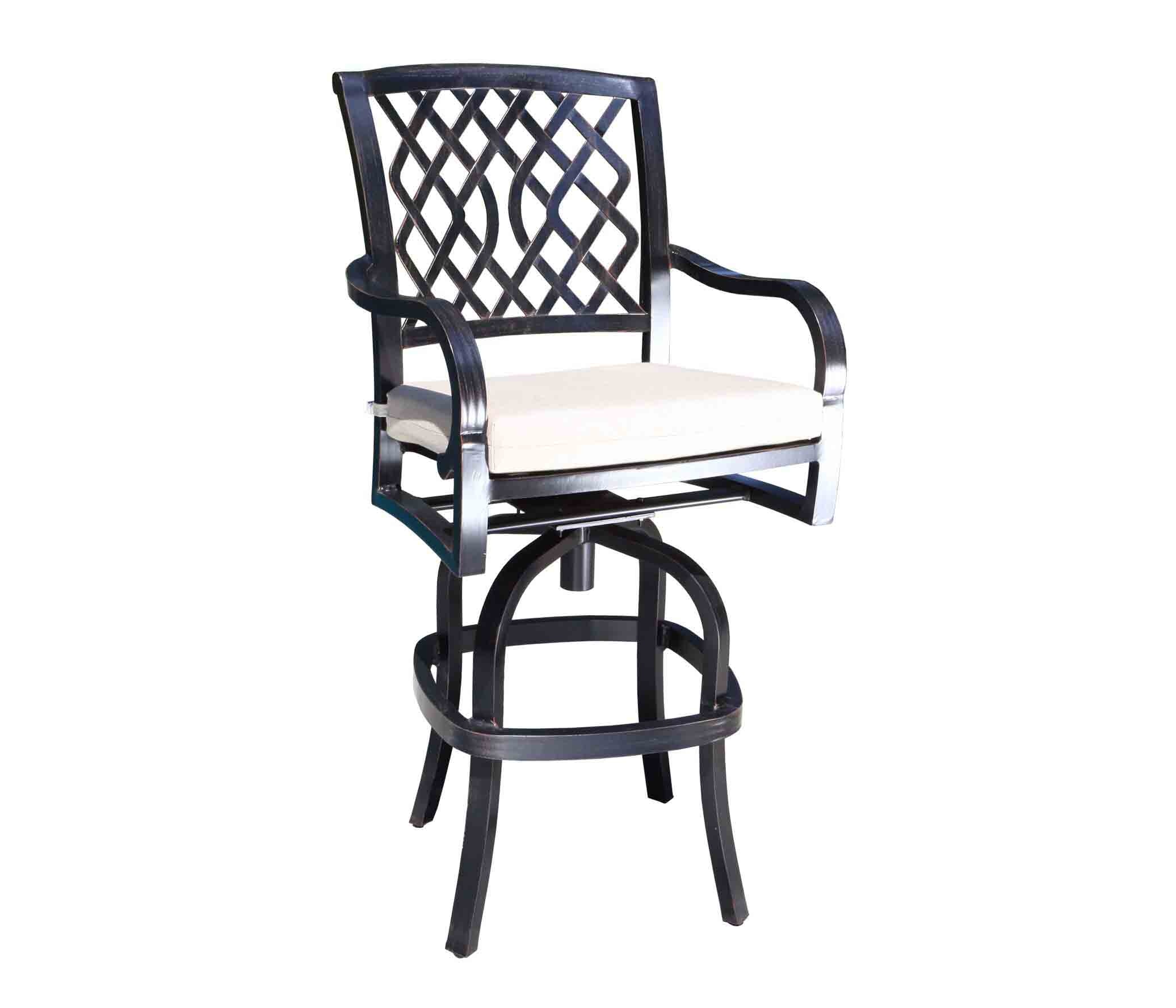 CabanaCoast Furniture Carleton Bar Stool 60088-BK