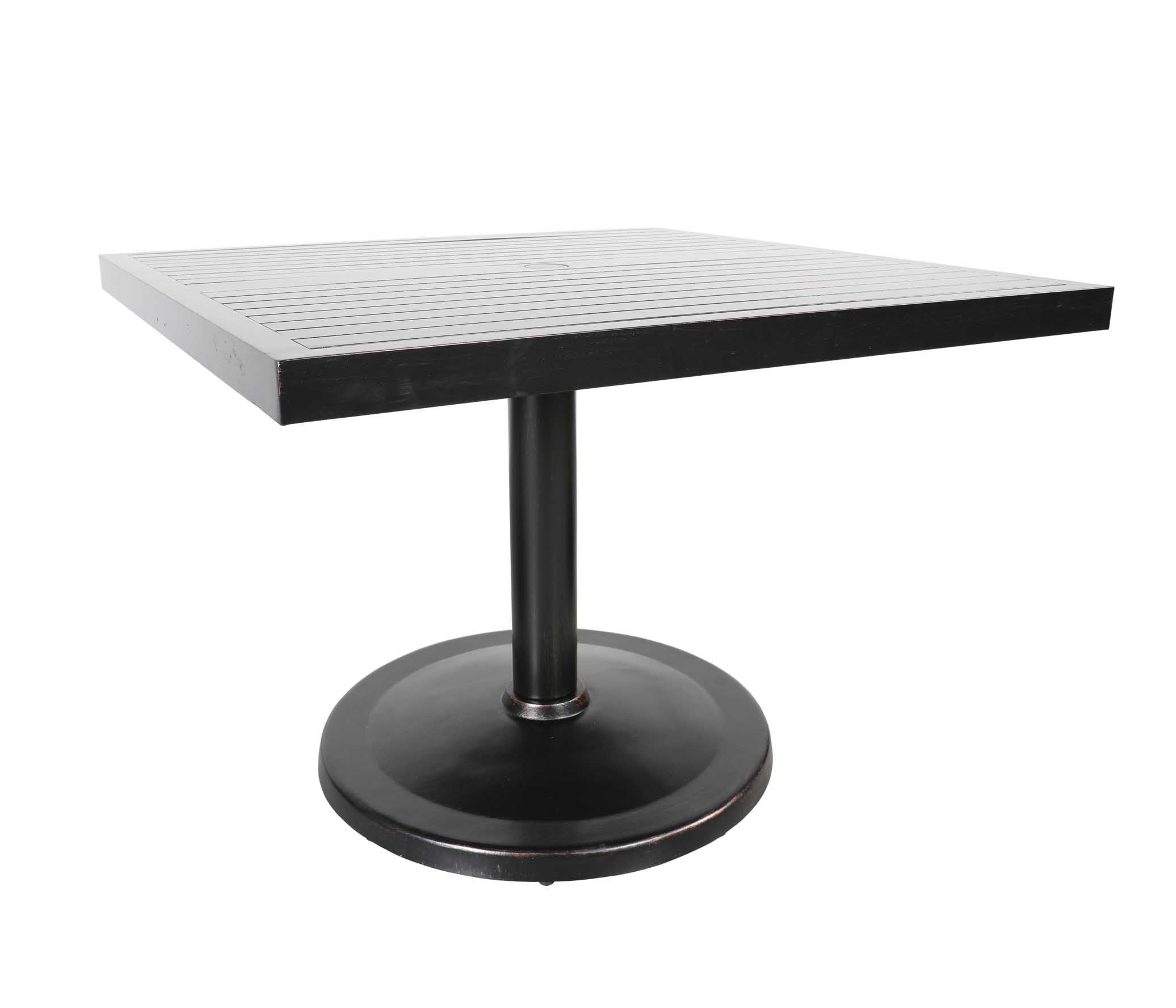 CabanaCoast Furniture Monaco 42 Square Pedestal Dining Table 30035-42S