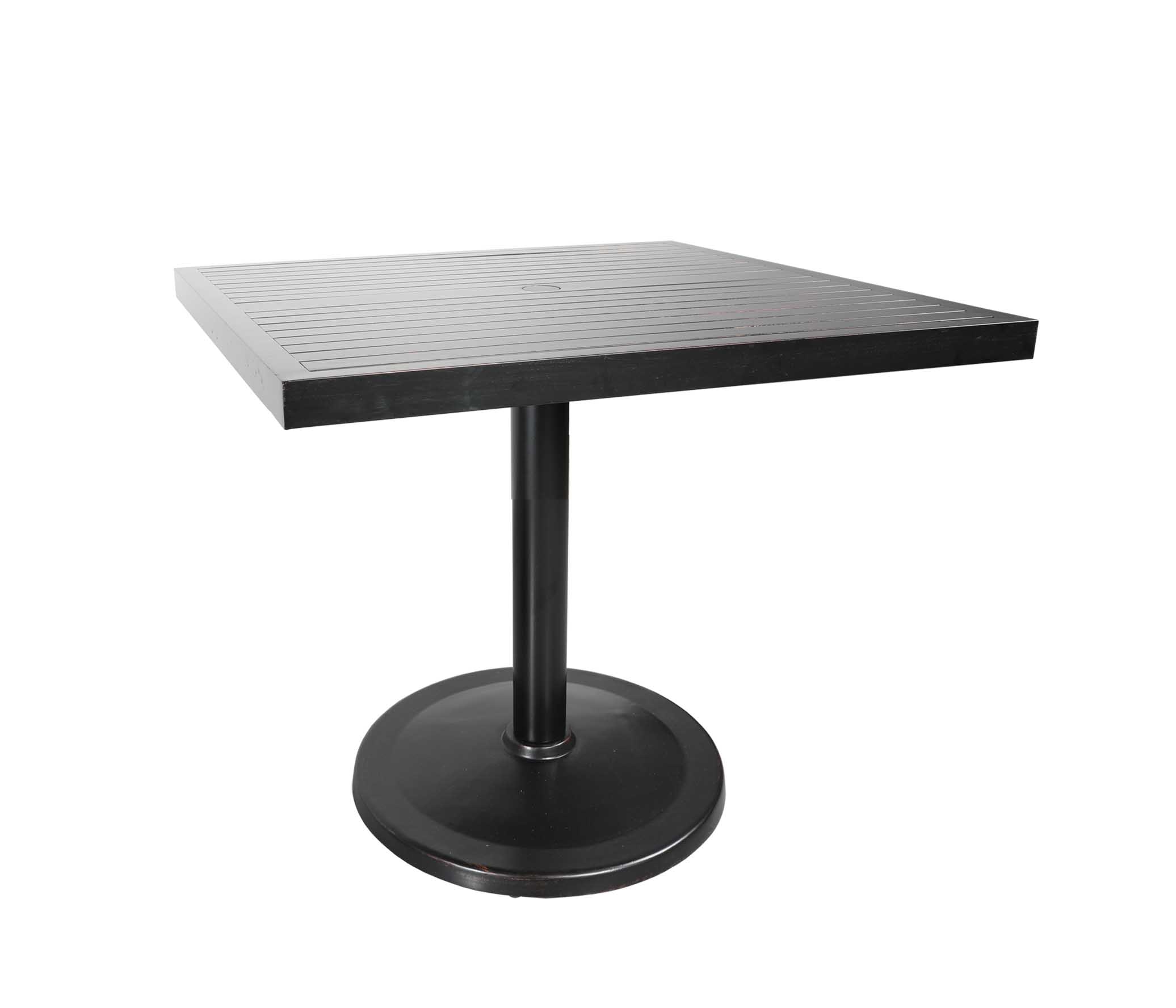 CabanaCoast Furniture Monaco 42 Square Pedestal Balcony Table 30035-42SCB